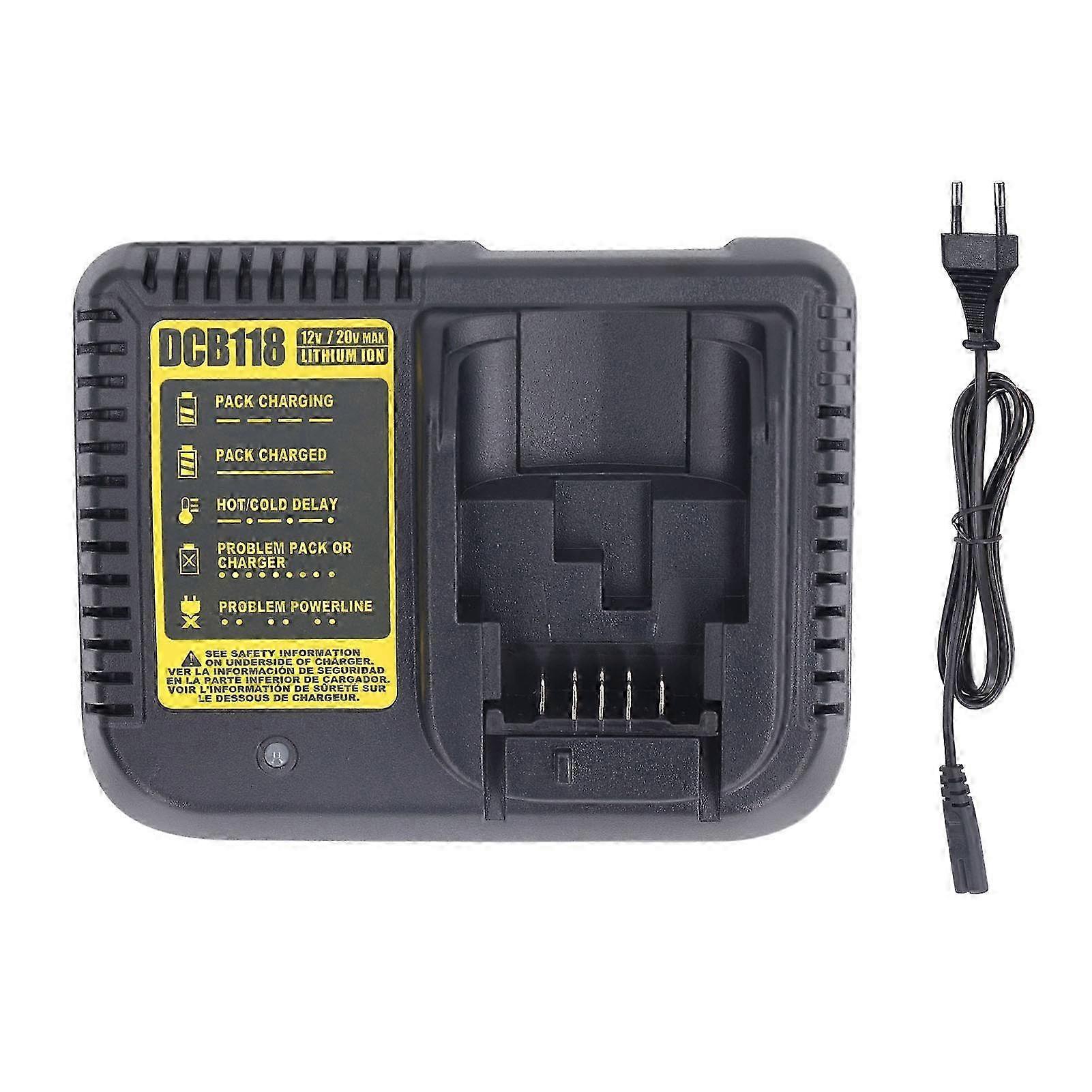 20V Lithium Ion Battery Charger Replacement for Compatible Power Tools