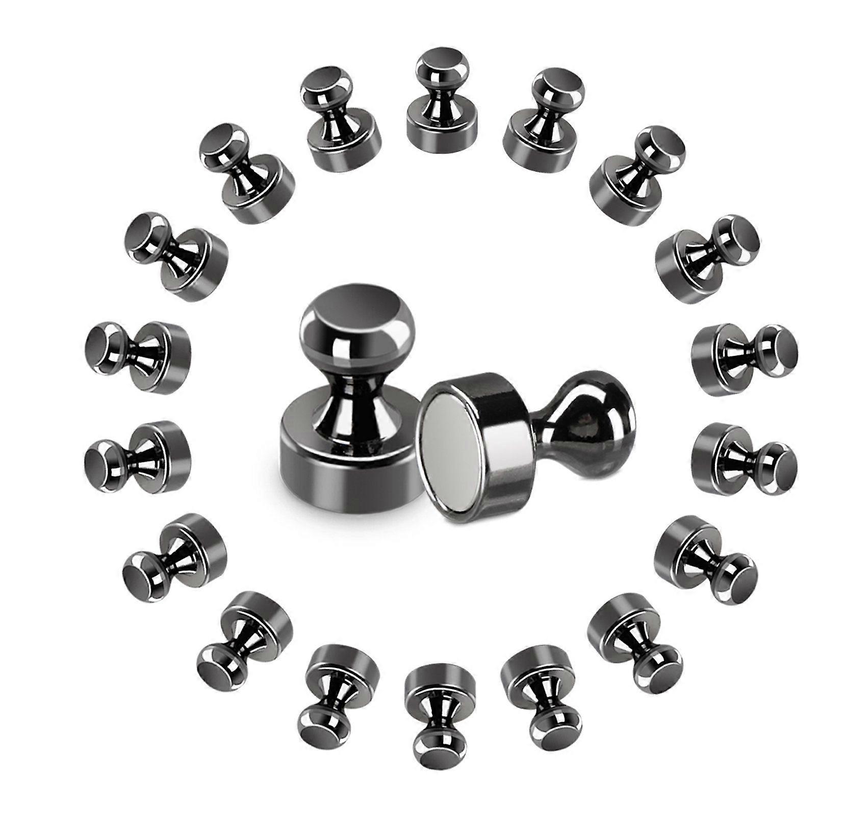 24pcs Black Magnet Set Multi-purpose Magnetic Suction Tools