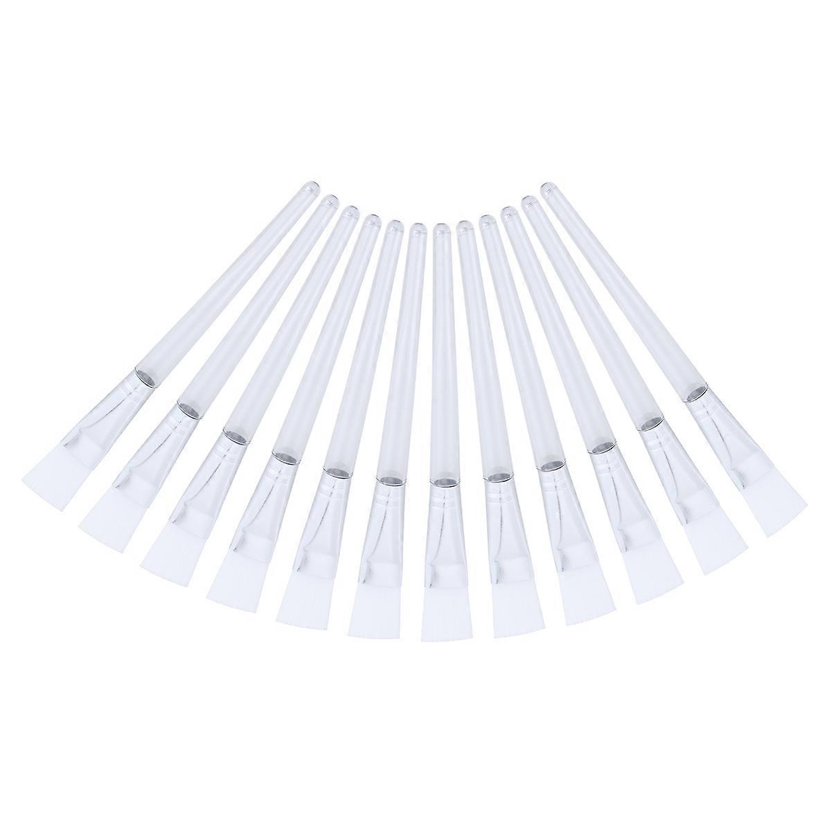 Here's a professional and engaging product description for your **12pcs Transparent Crystal Rod Face Applicator Brush Set**:
**12pcs Transparent