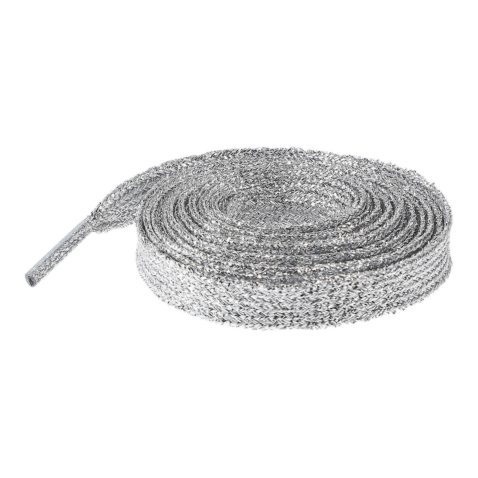 Glittered Flat Laces, Modern Design, Compatible with Casual and Formal Shoes