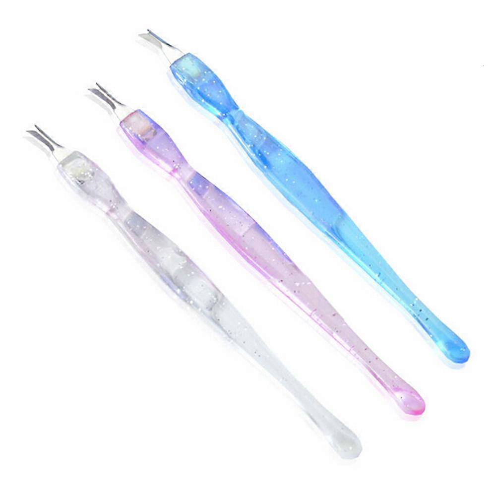 Nail Art Fork Enabling Smooth Cuticle Management and Hard Skin Removal