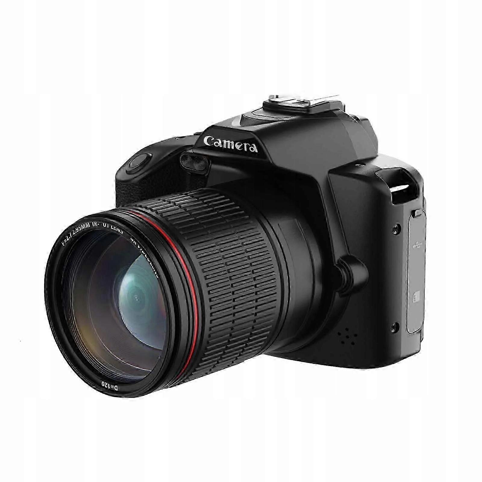 Câmera digital profissional 4K D5 64MP com zoom de 16x Wi-Fi IR SLR tela de 3 polegadas