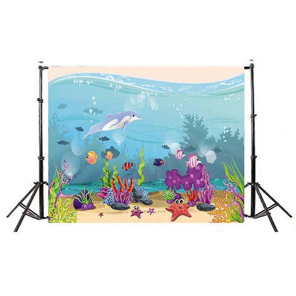 Photographic Backdrops 3D Printing Underwater World Backdrop Multi-Colored 90x150cm For Friend Gatherings 1Pack
