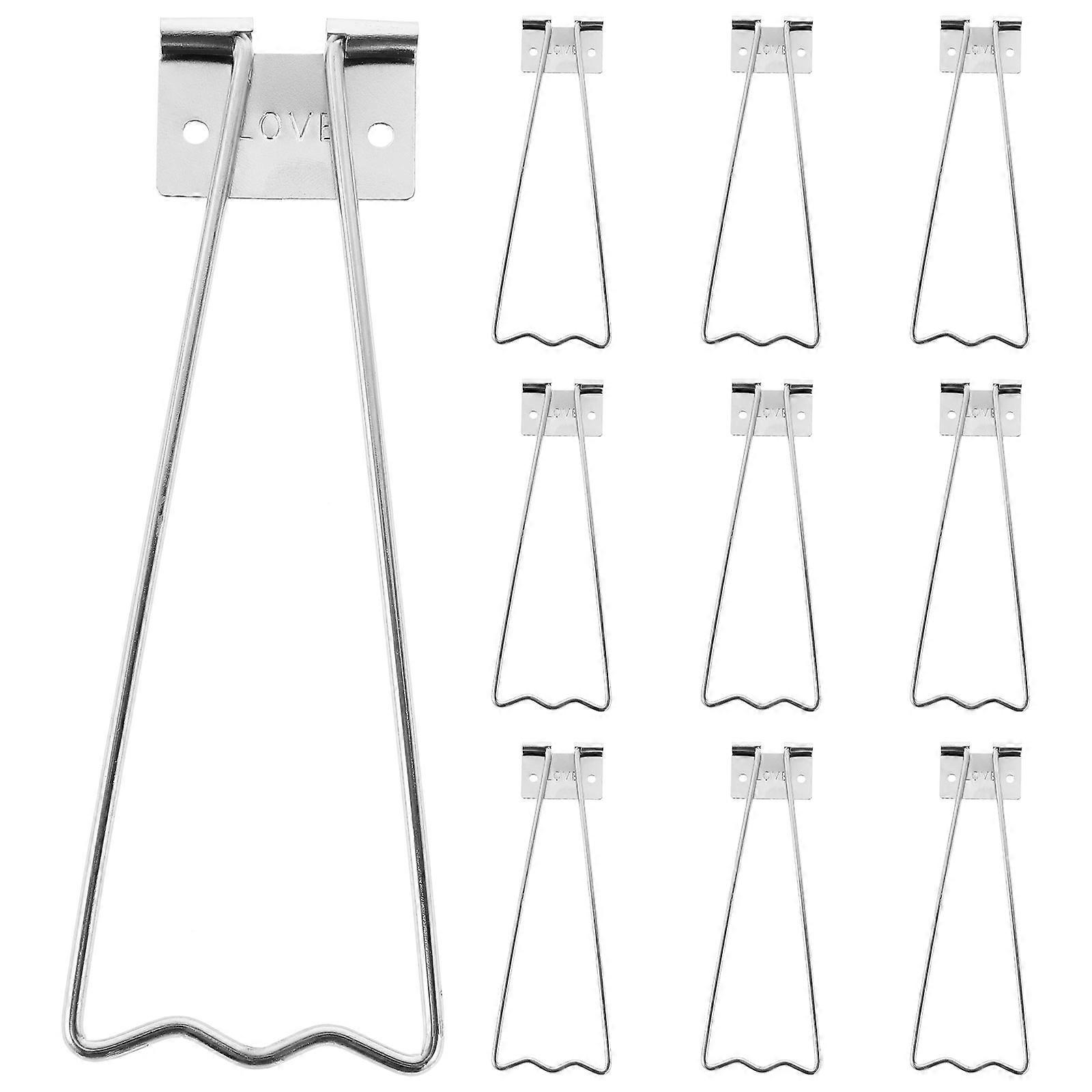 Iron Photo Frame Bracket Display Rack Storage Organization Wall Decoration 10Pack