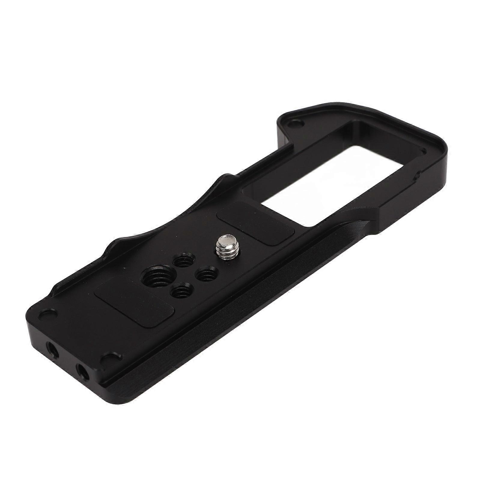 Quick Release Plate for Handle, Aluminum Alloy Camera Extension Plate with 1/4 3/8 inch Screw Hole and Wrench for X T5