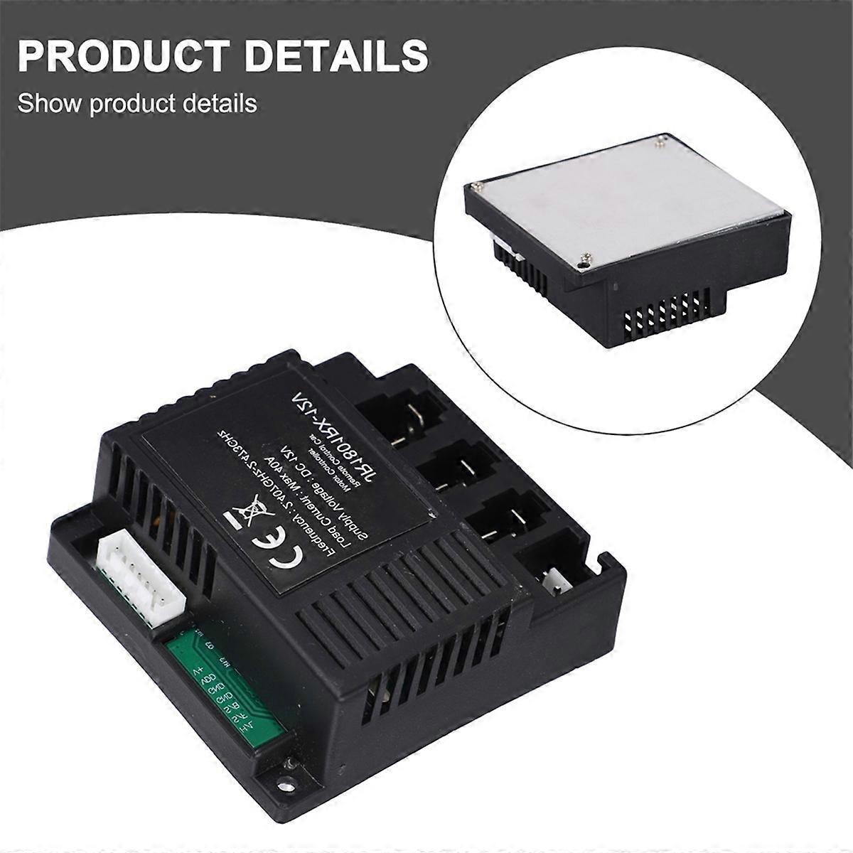 JR1801RX-12V Receiver for Kids Electric Car 2.4G Remote Control Penetration Herramientas Power Tool