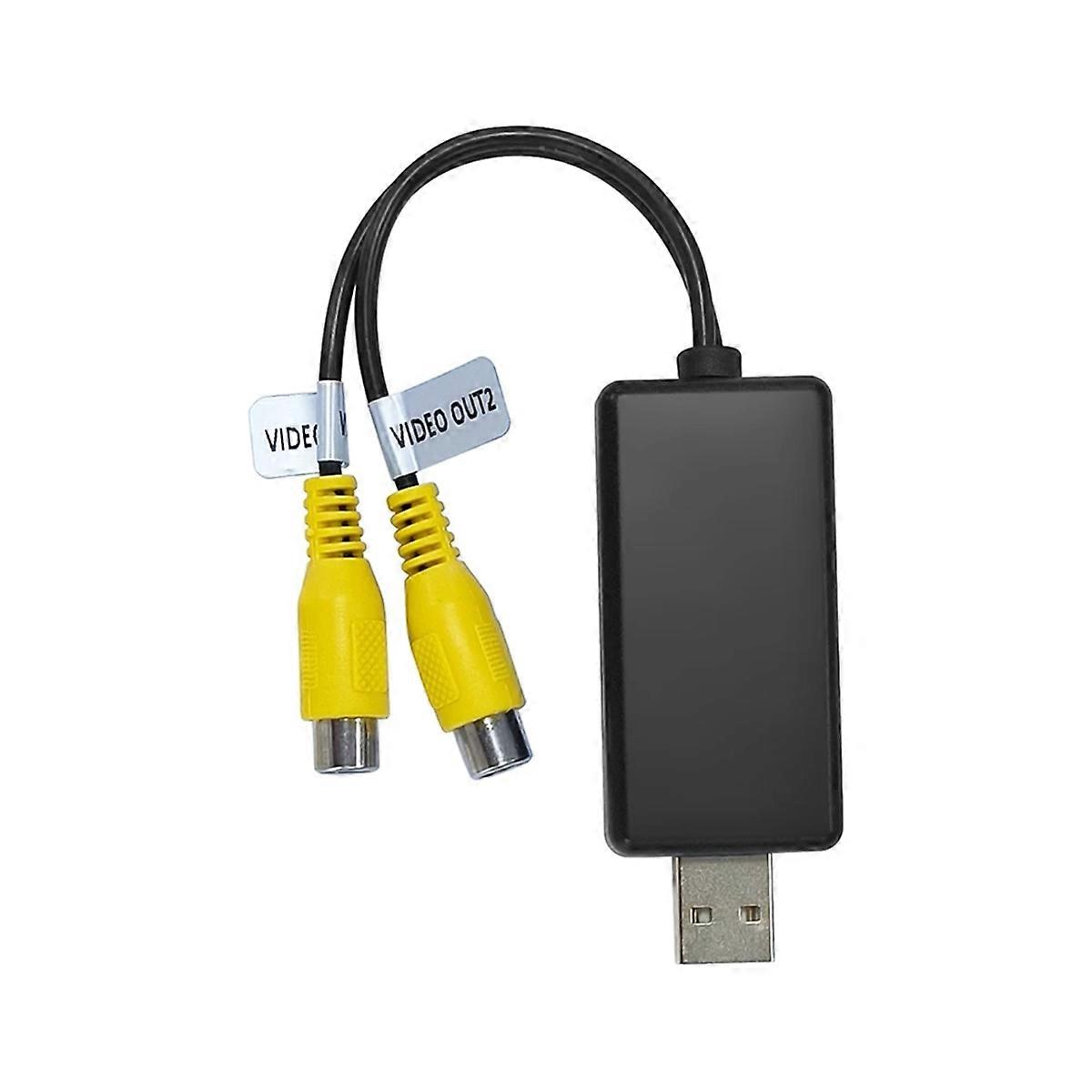 USB to CVBS Video Output Adapter 2 CVBS Output USB to Cable DC 5V USB for Android Multimedia Android
