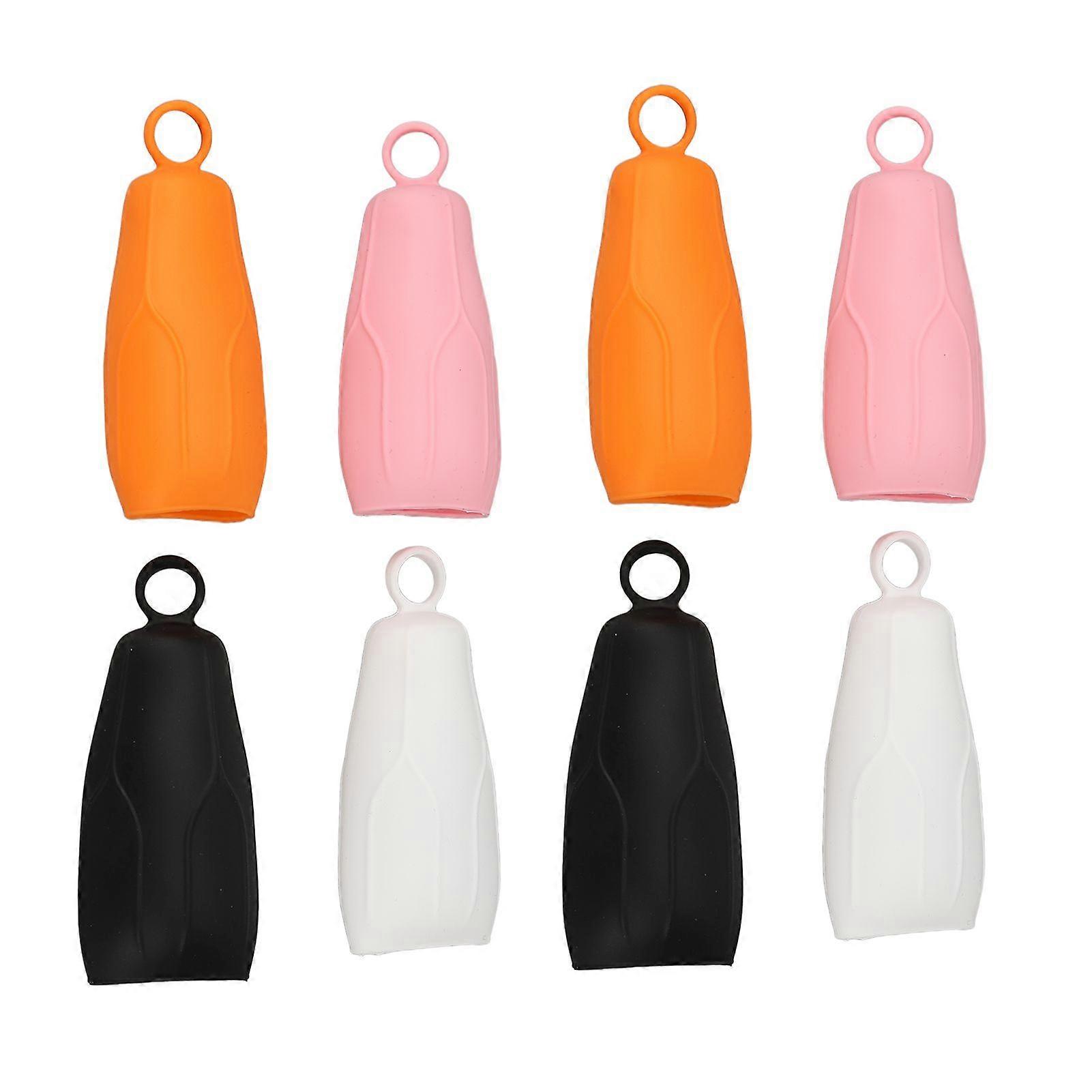 2025 Latest Model 8pcs Elastic Toiletry Sleeve Protective Silicone Ring Hook L...