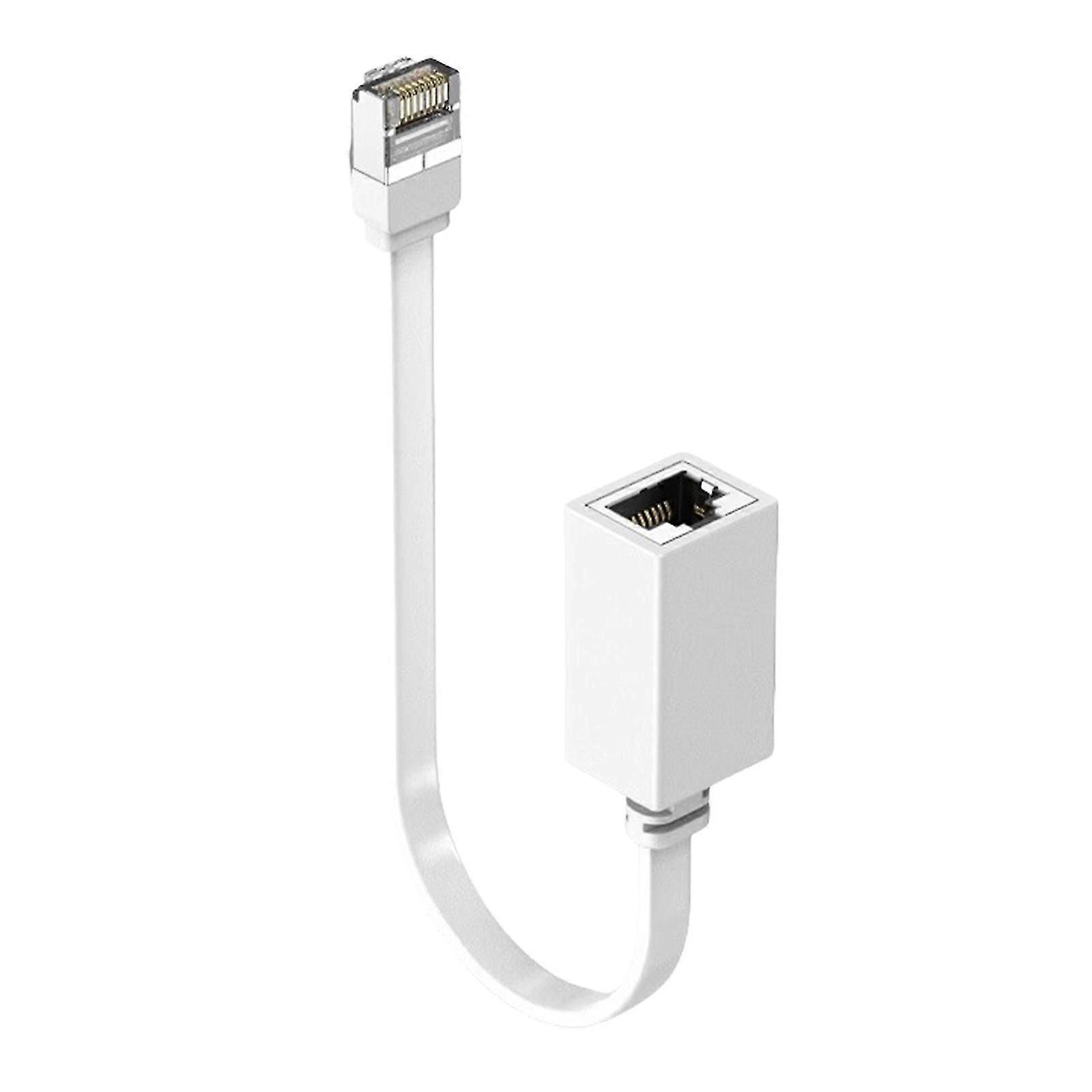Right Angle Ethernet Cable 90 Degree Cat7 Ethernet Cable 10Gbps 10G Gigabit Internet Networking LAN Cords for PC