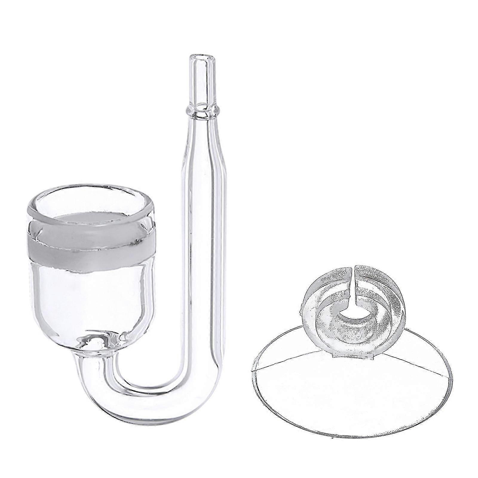 ナノCO2ディフューザー透明ガラスアトマイザー用、植栽タンクに簡単に設置できます