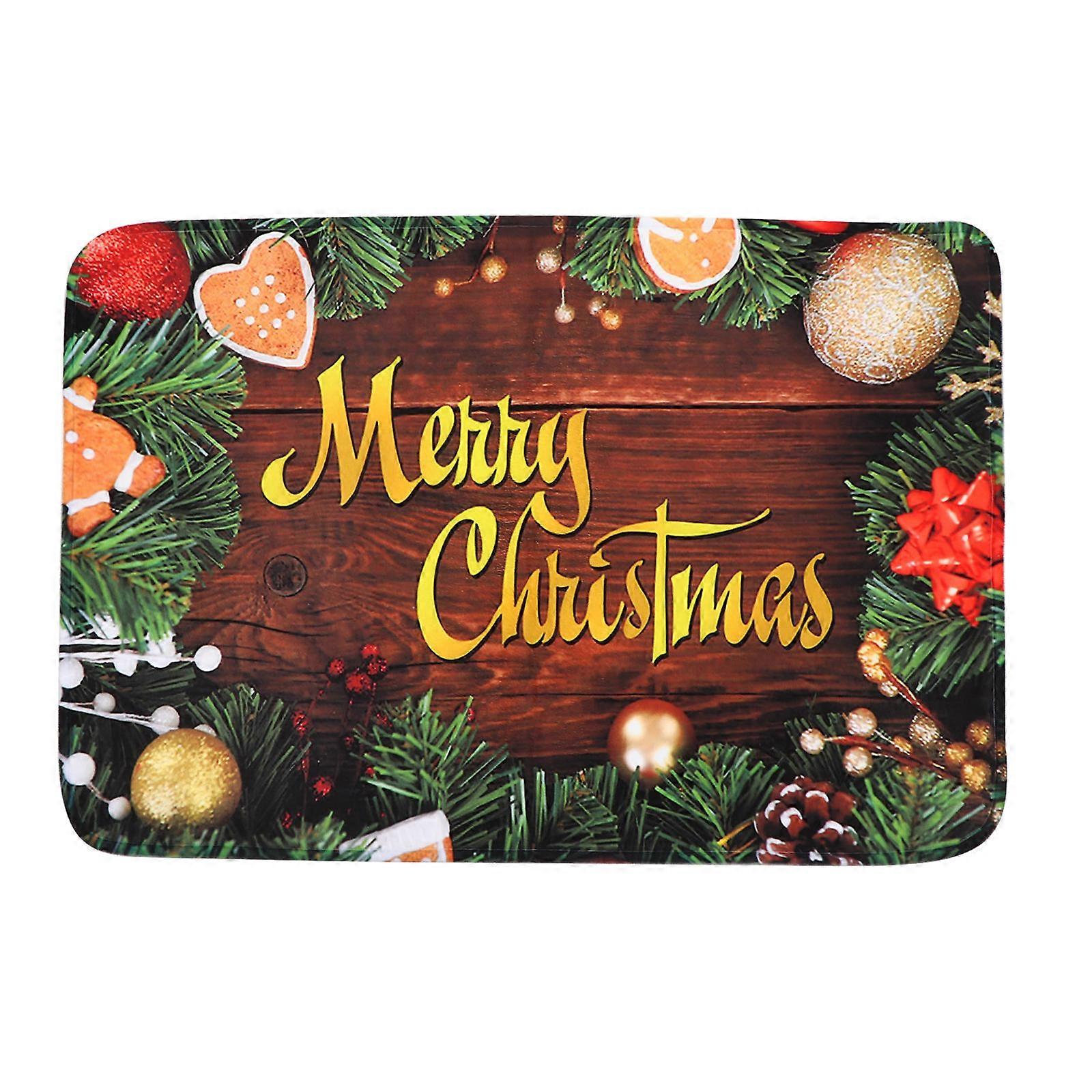 Holiday Kitchen Mats for Floor Hand Washable Hallway Use Assorted Color 40x60cm Non Slip 1Pcs