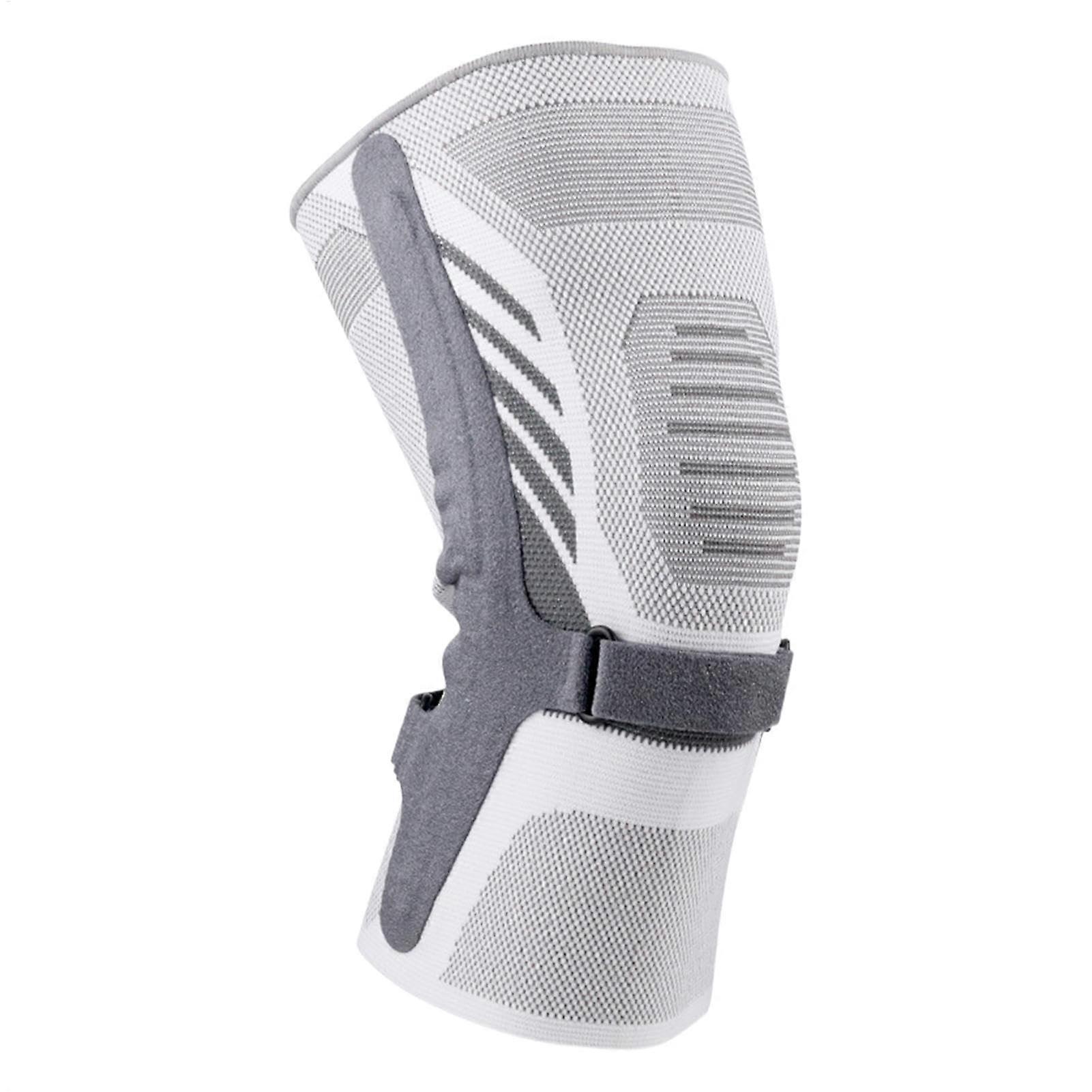 Running Knee Clip, Knee Support for Men, Soft Breathable Knee Pads for Hiking, Training, Basketball light grey size L Ref: 6676
