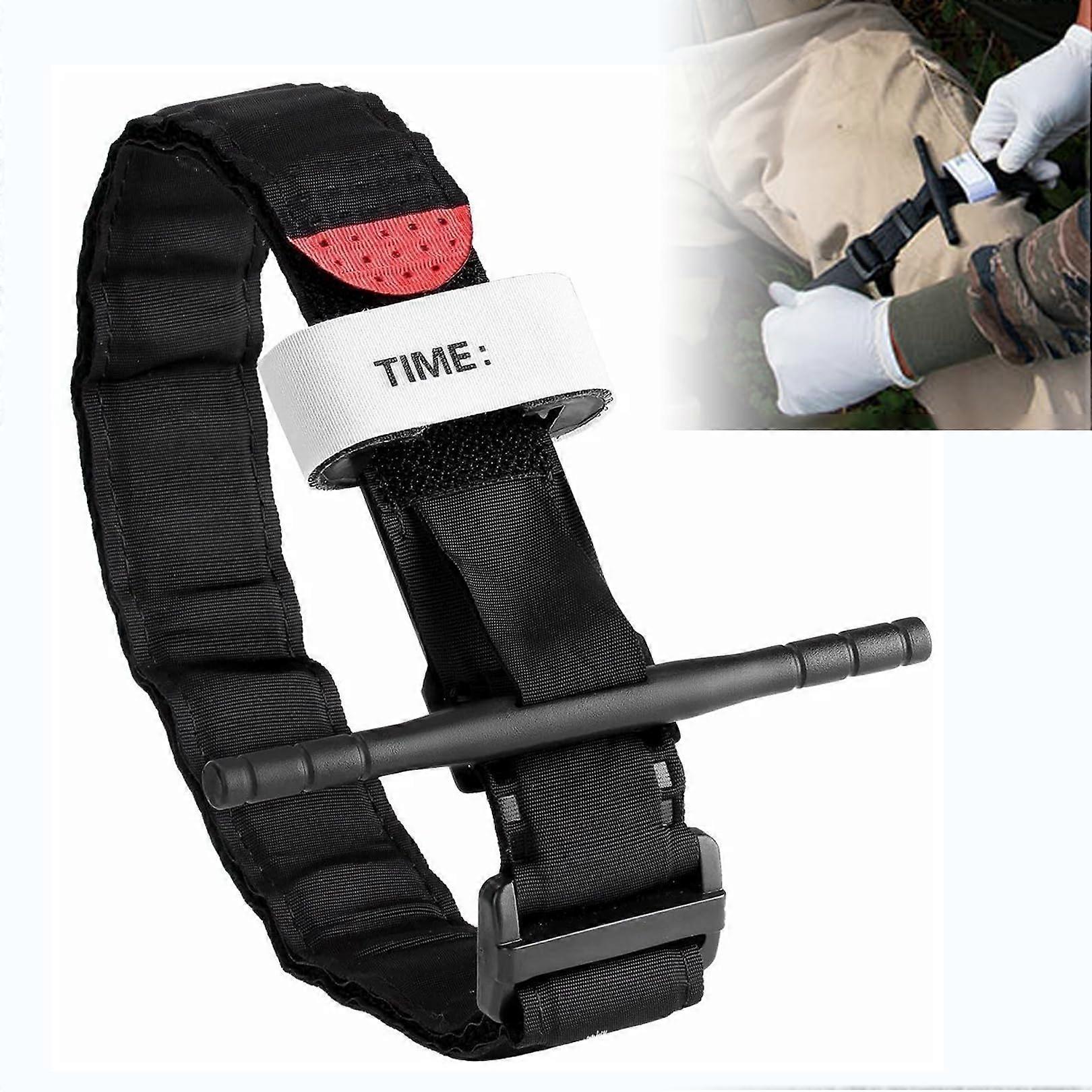 Emergency Outdoor Tourniquet for Trauma Kit, One-Handed First Aid Device, Military-Grade for Bleeding Control, Compatible with Winch