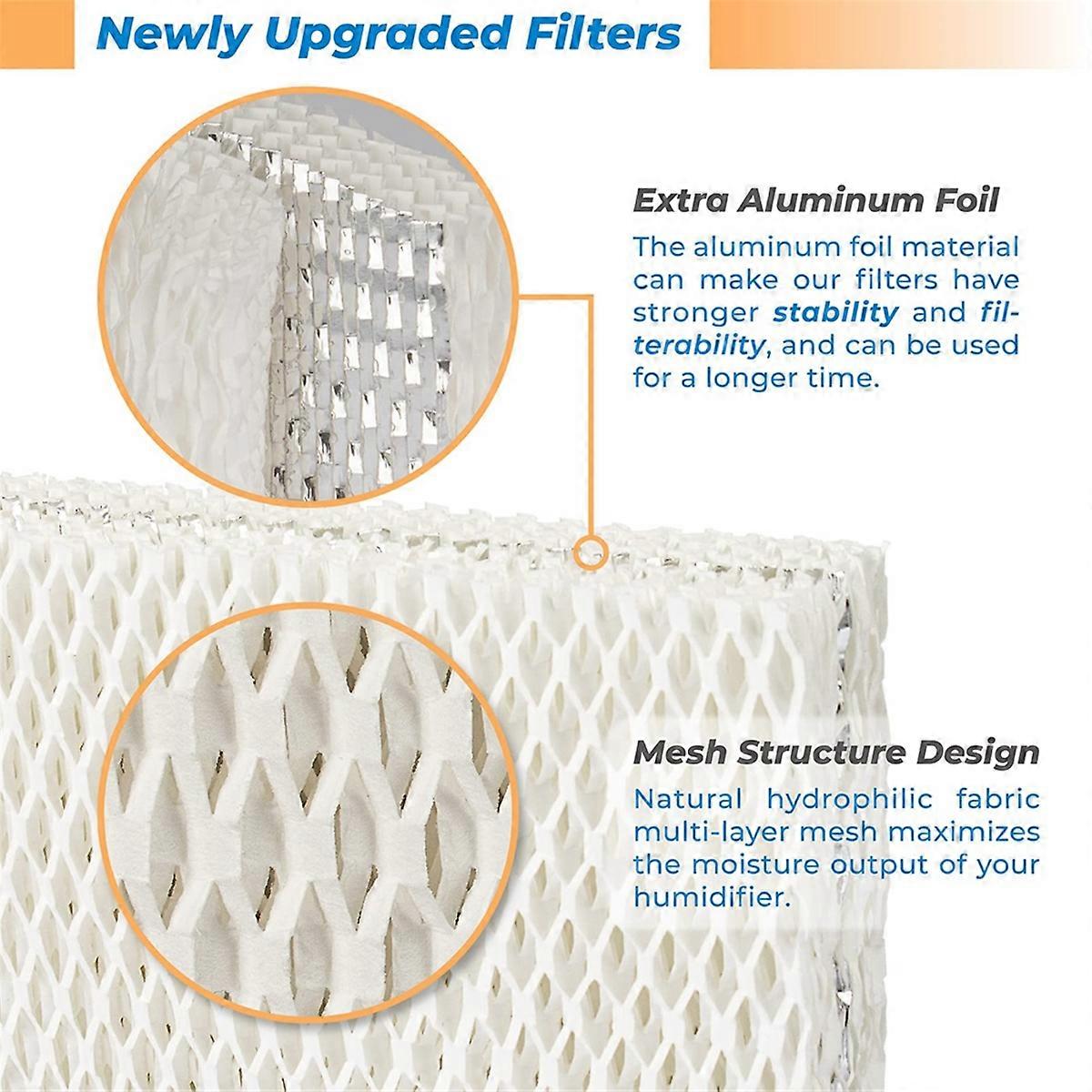 For Humidifier Filter Replacement for ReliOn RCM-832 PCWF813 PCCM-832N 4-Pack Humidifier Filter