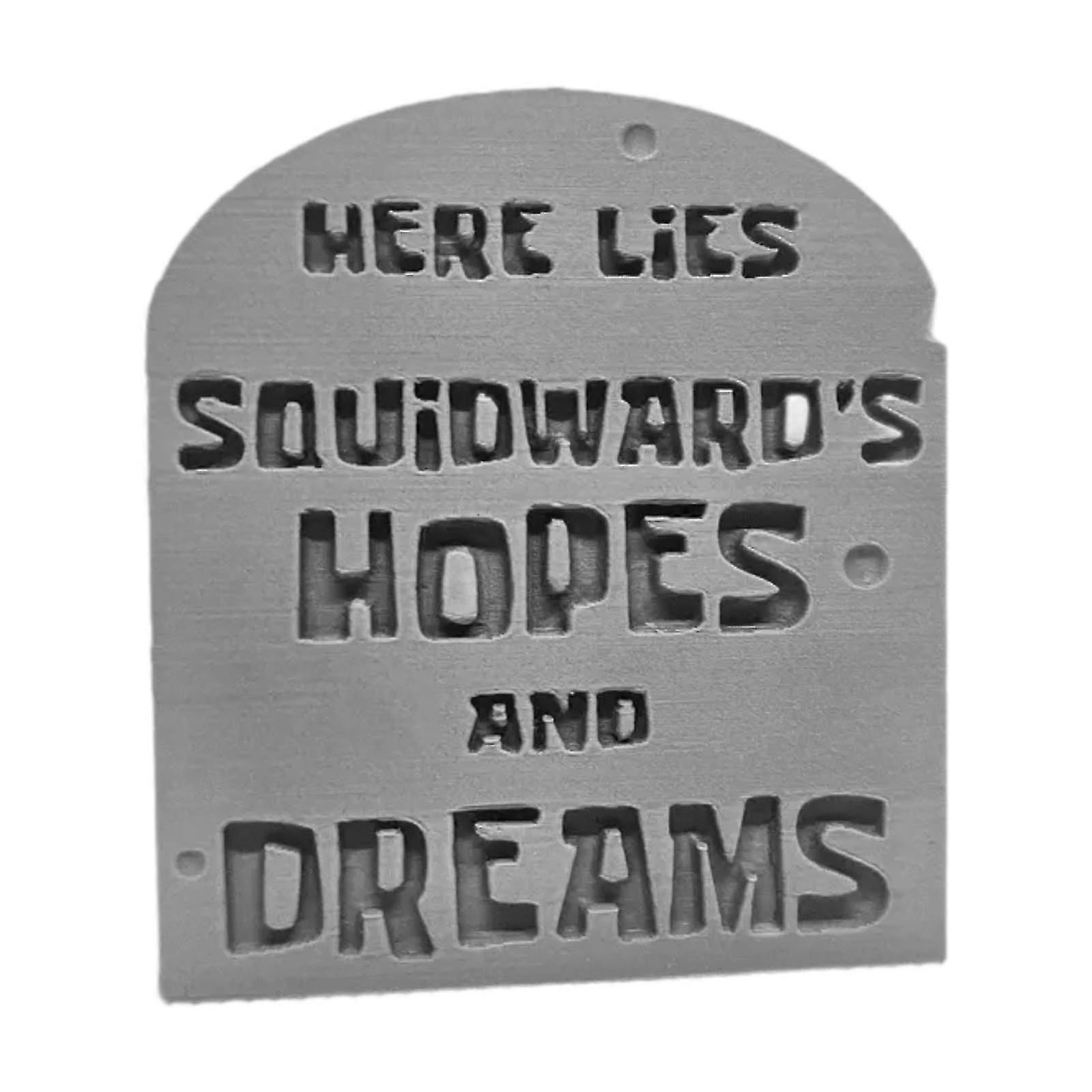 Hopes and Dreams Tabletop Plaque Decoration Waterproof Lightweight Design 10x10x2.5cm