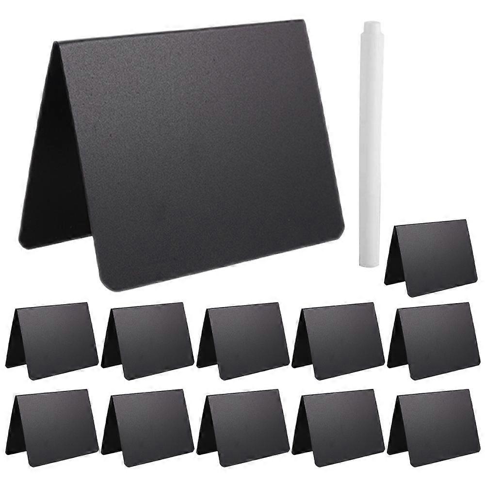 Erasable Desktop Sign Decors Memo Sign Boards For Business Owners Table Number Marking 10X7.5CM Chalkboard Design 1Set