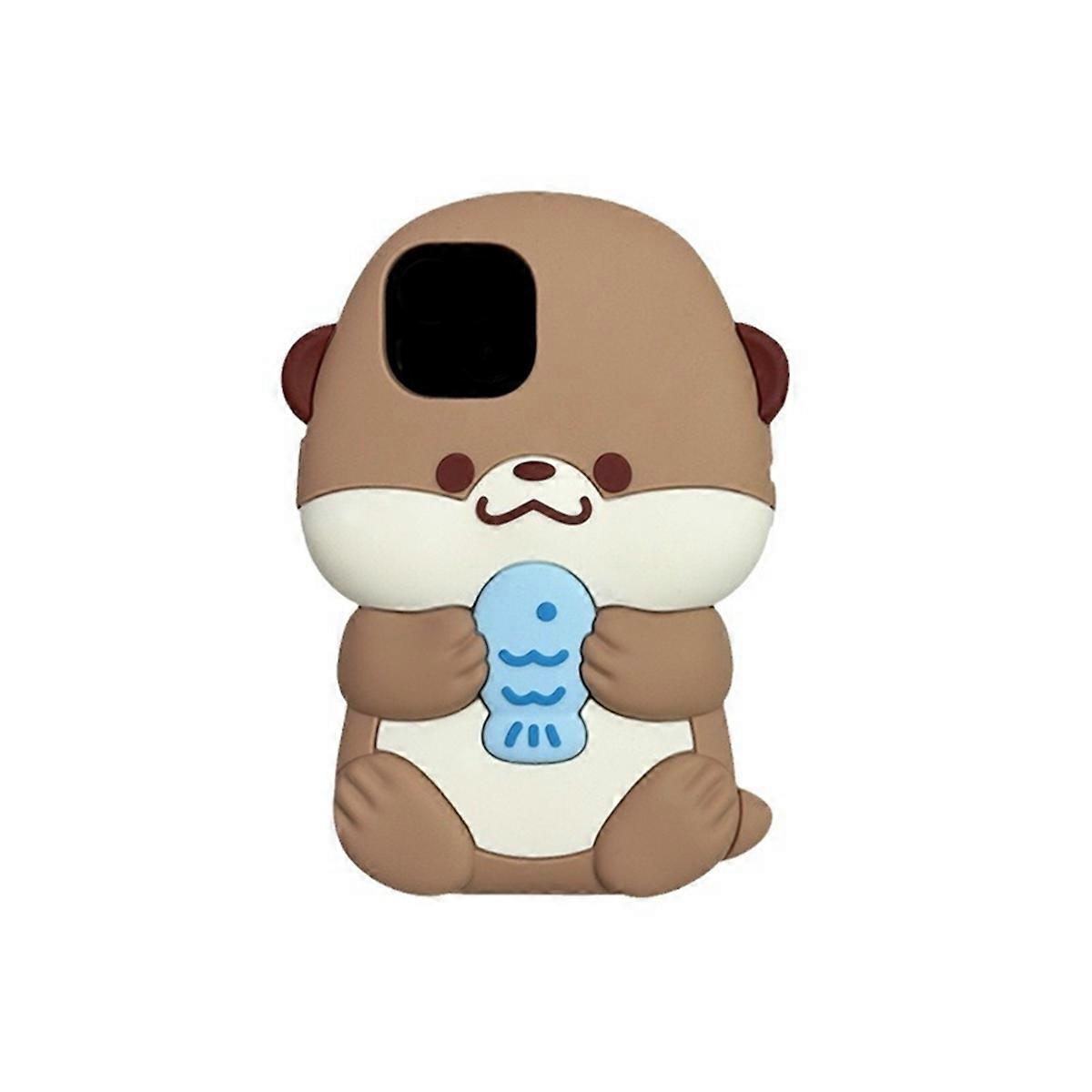 Cartoon Three-Dimensional Silicone Protective Shell Set Healing Anti-Fall for 15pro