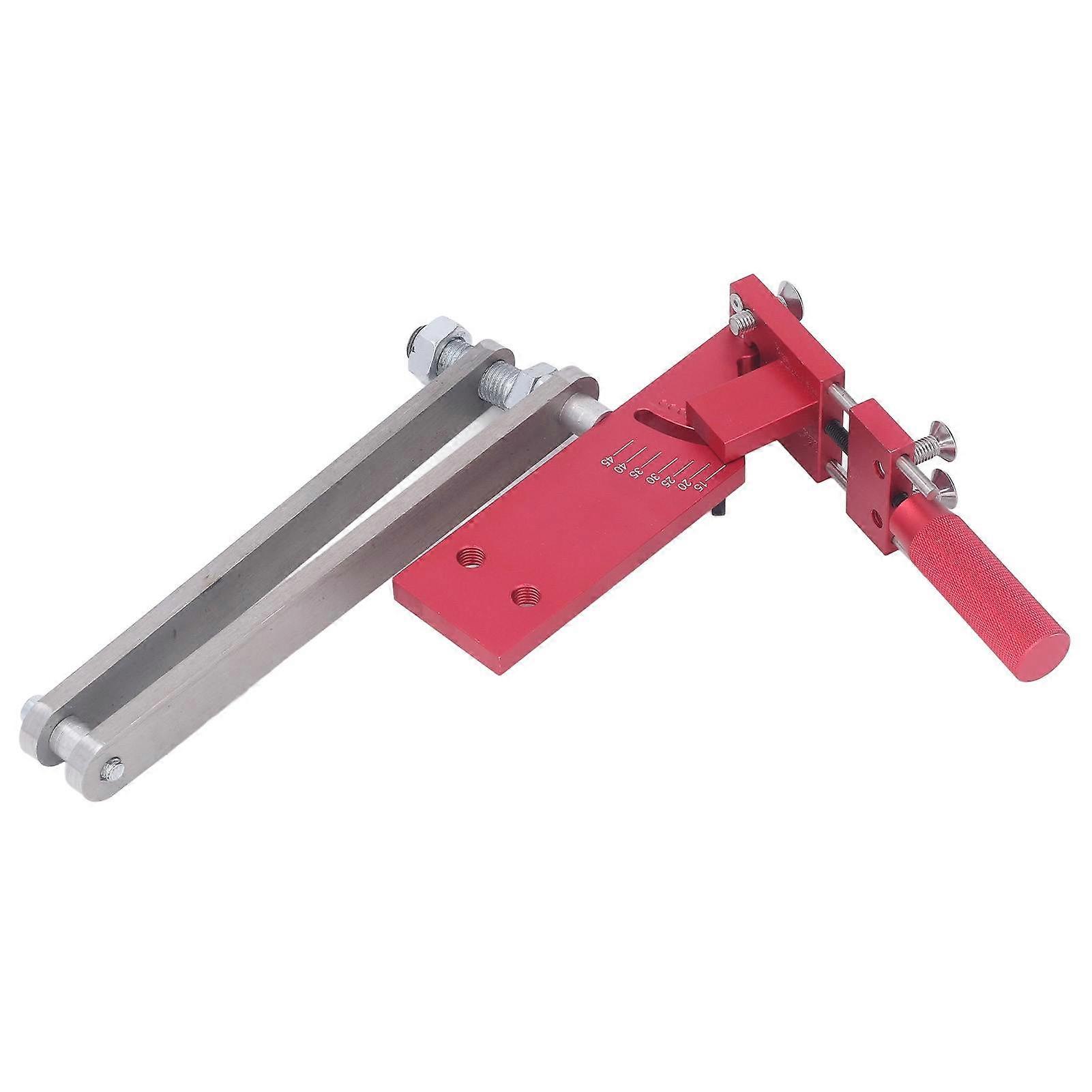 Lawn Mower Blade Sharpener 15‑45 Degree Adjustable Angle Blade Grinder Sharpening Tool Red 