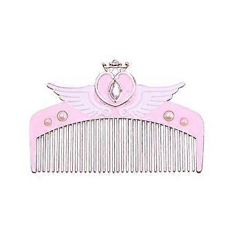 Peigne de coiffure de dessin animé Brosses à cheveux mignonnes Peigne à cheveux portable avec sacYMMR)
