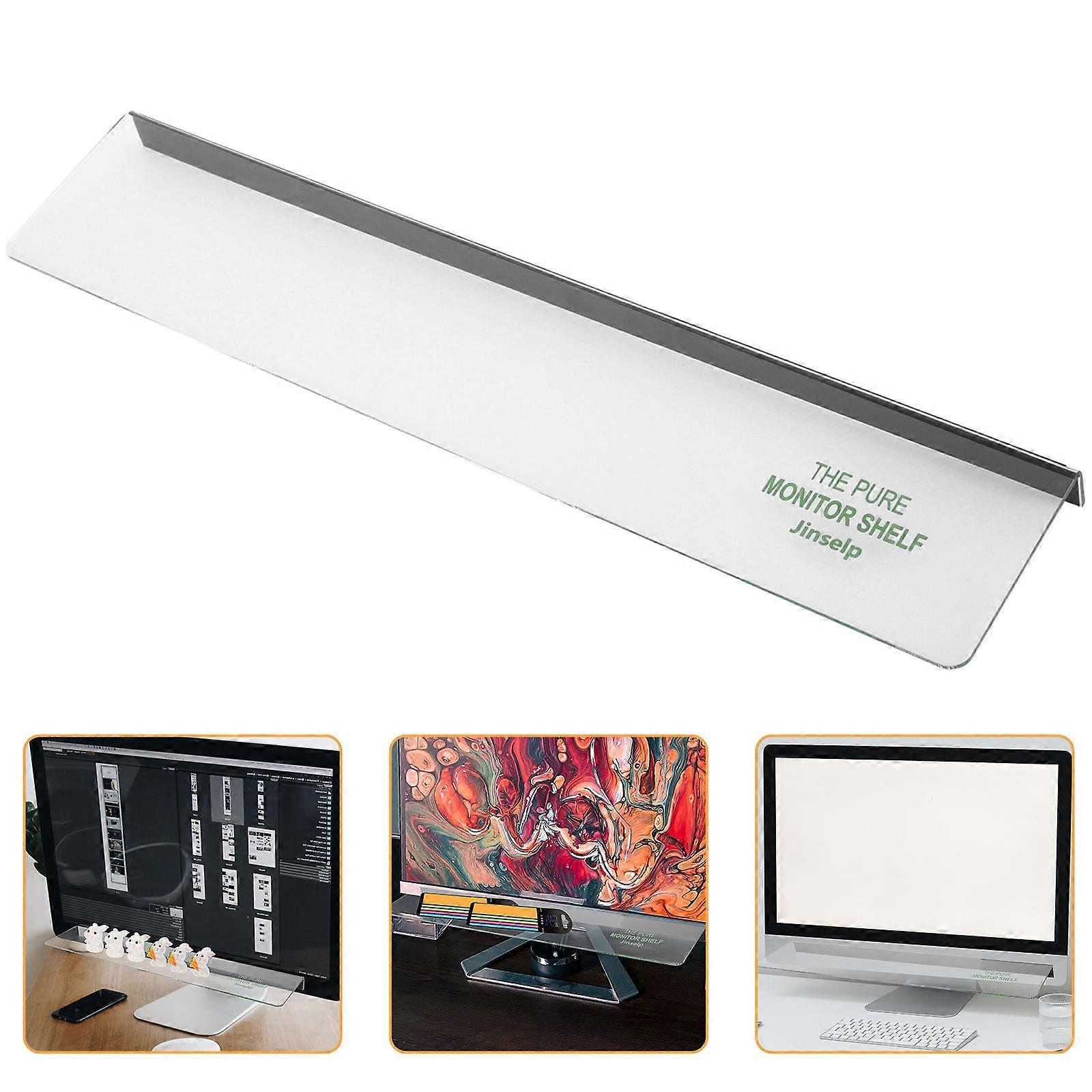 Monitor Memo Board Computer Screen Accessory Home Study Adults Memo Display Strong Stickiness 1Pcs