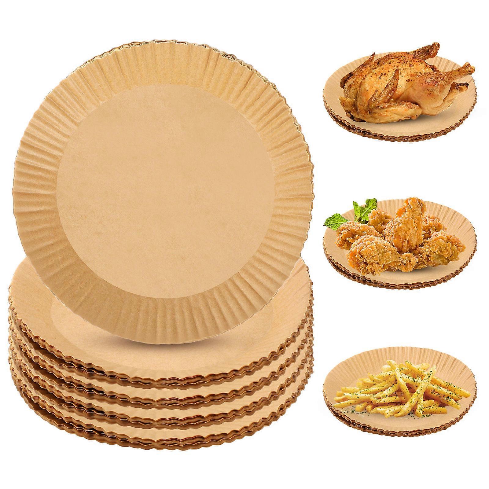 Paper Liners For Air Fryer Professional Users Baking Accessories Golden 100Pack