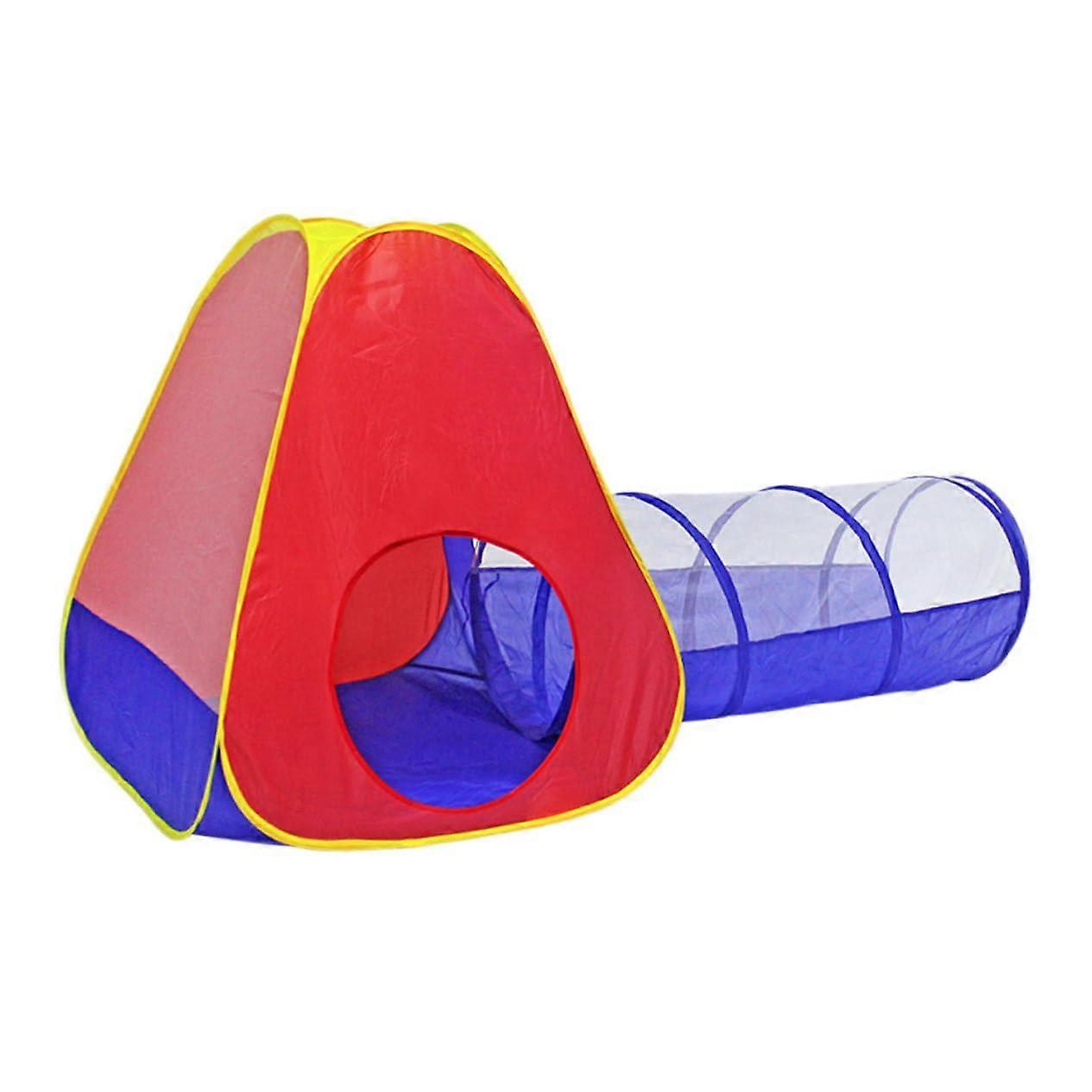 2piece Creative Play Tent with Tunnel, Fun Indoor Playhouse for Boys and Girls, Inspiring Imagination in the Kids' Room