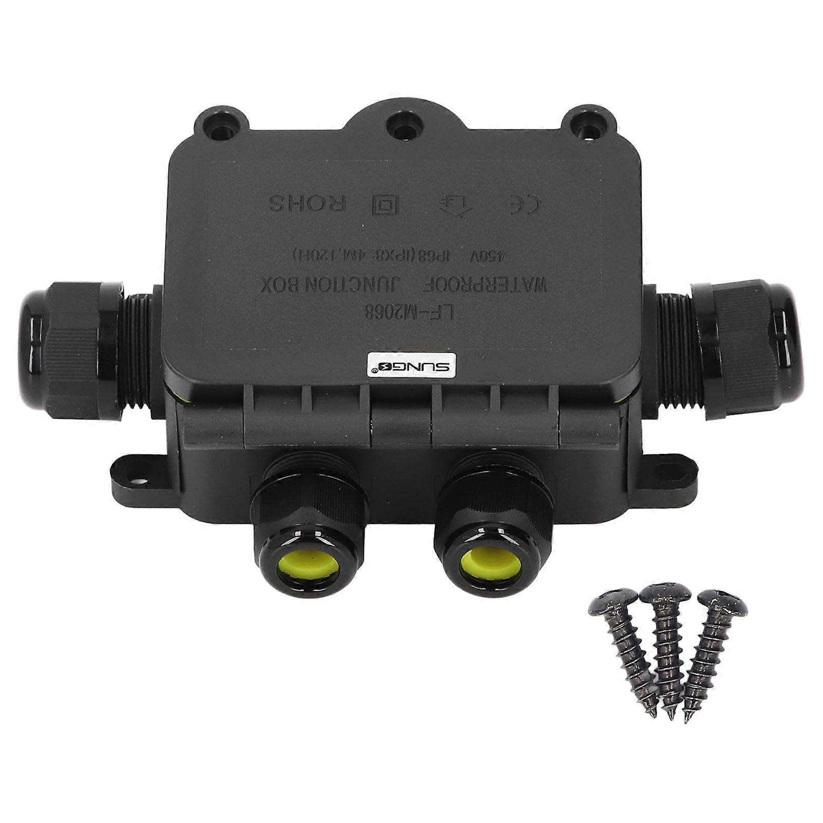 Junction Box IP68 Water Proof 6 Way Electrical Wire Junction Box for Outdoor Street Lights