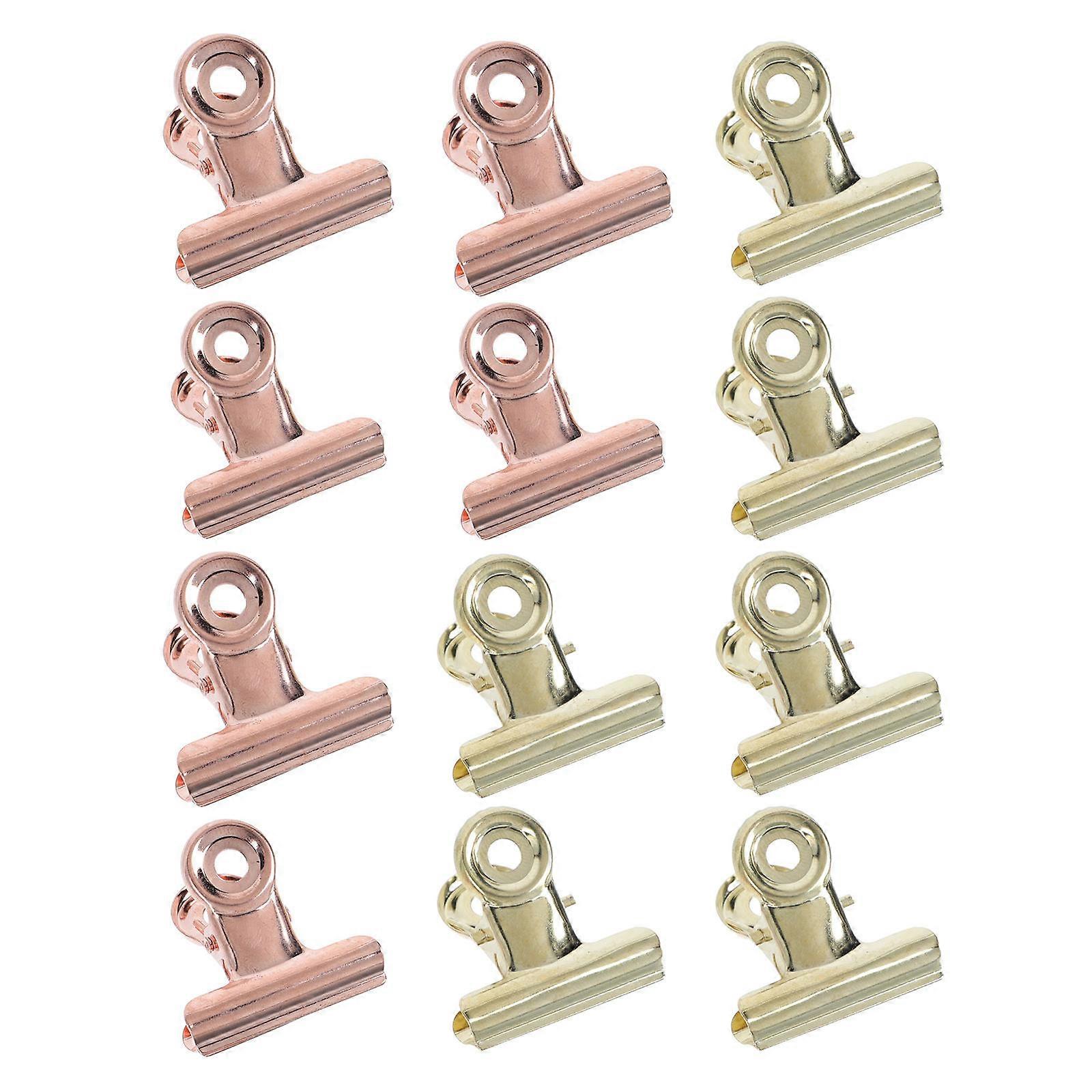 Finger Nail Tip Clamp Professional Design Home Use 3x3cm Holding Nail Tips 12Pcs