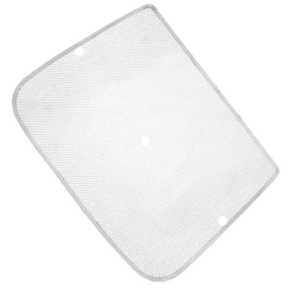 نطاق استبدال فلتر غطاء المحرك مرشحات معدنية مطبخ فضي 36.5X28X1 سم مقاومة للبقع 1 عبوة