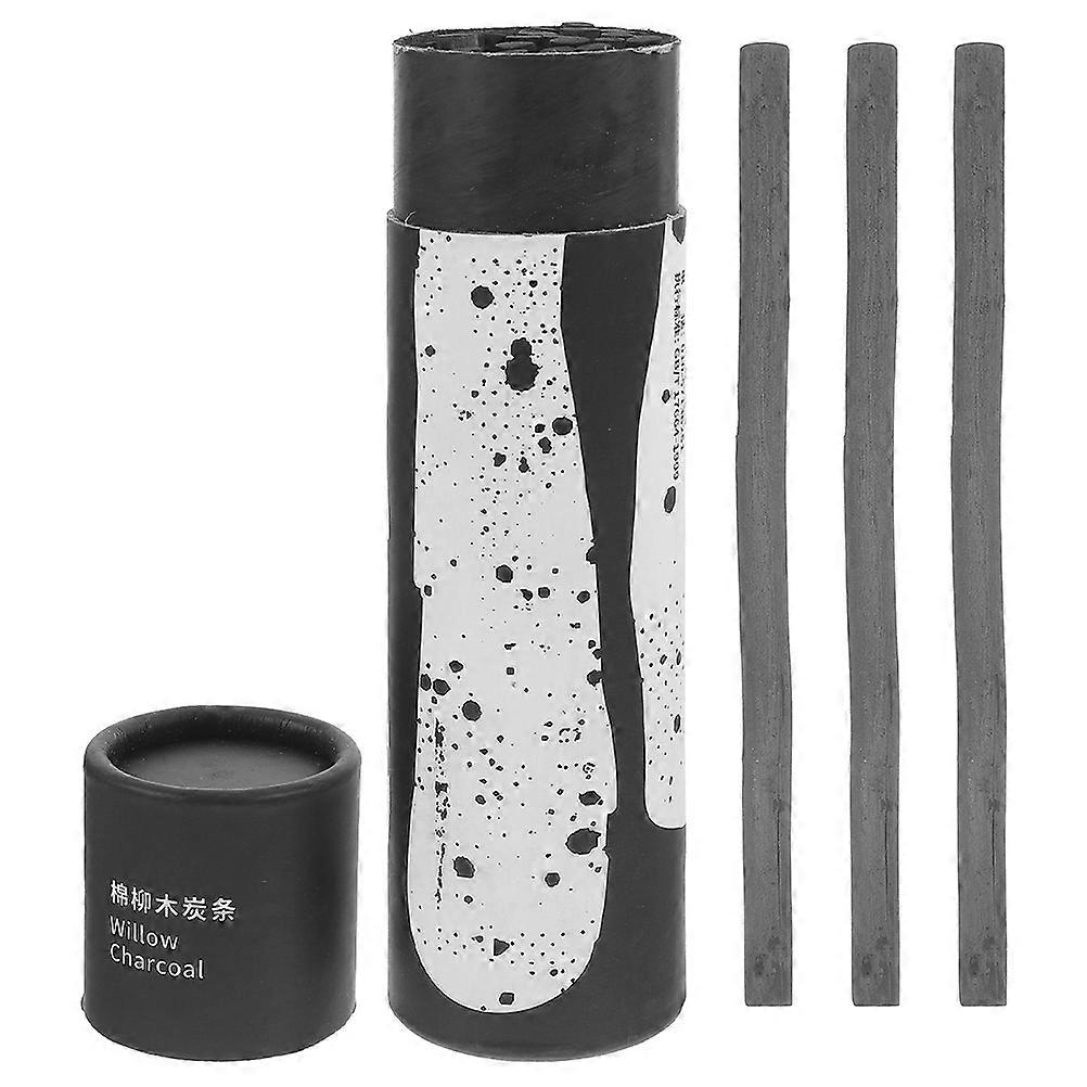 Drawing Accessories Willow Charcoal Sticks For Artists Versatile Sketching 13.50X0.90X0.90cm Blending 25Pcs