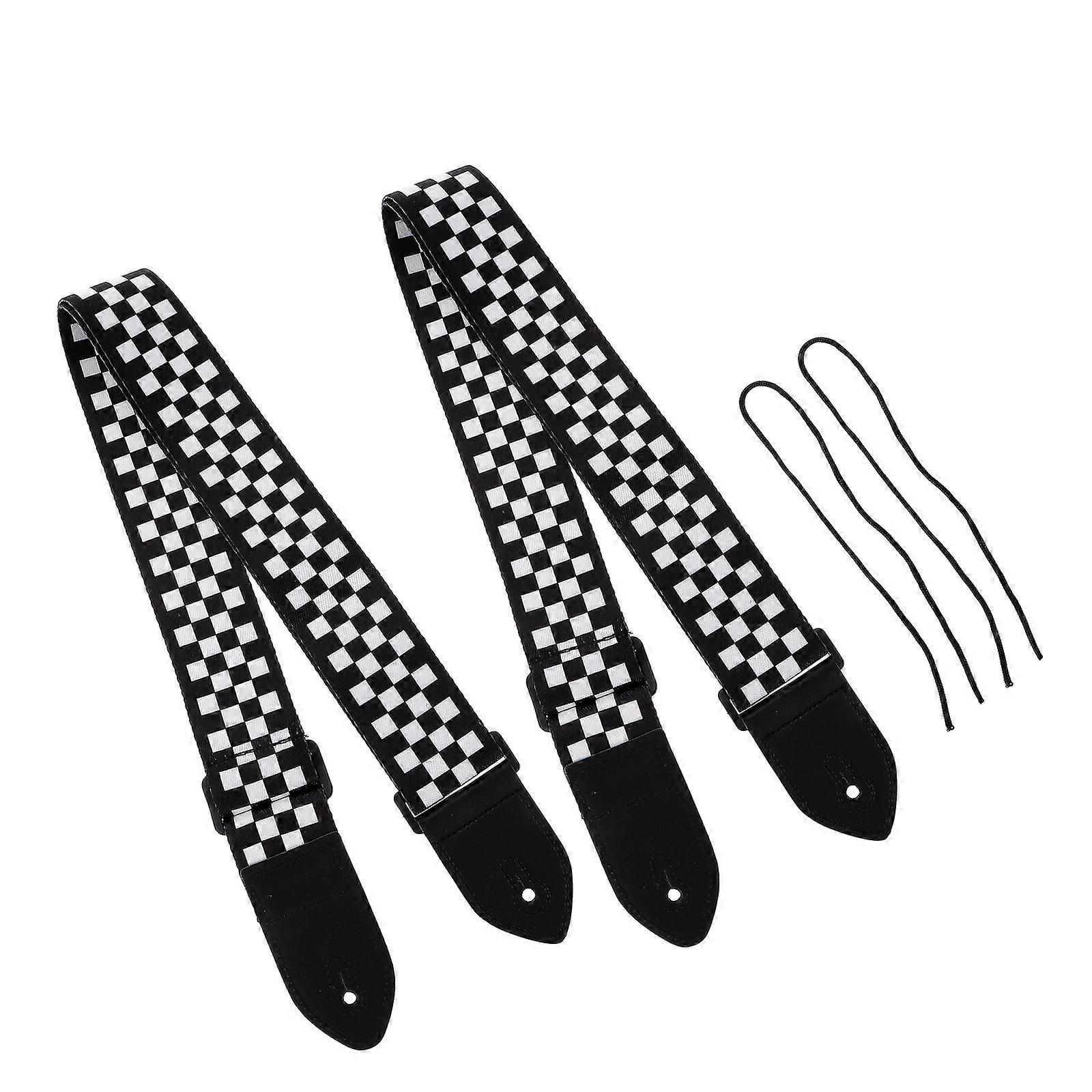 Here's a refined and professional product description based on your input:
**2pcs Lattice Cotton Guitar Strap – Moisture Absorbing, Lightweight