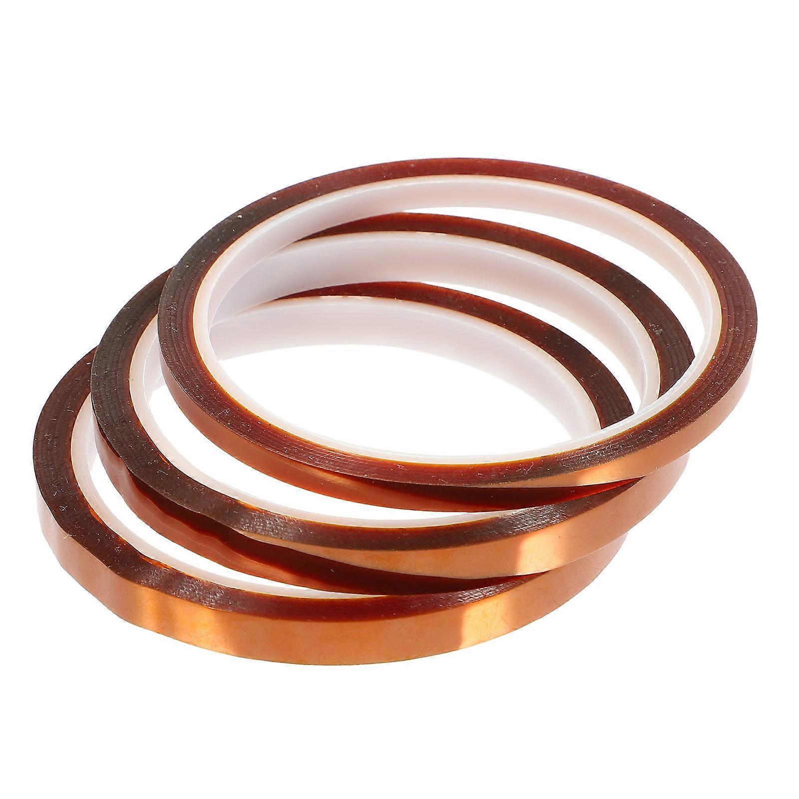 Electrical Tape High Temp Tapes Cable Cladding Chemical Corrosion Resistance 3 Rolls