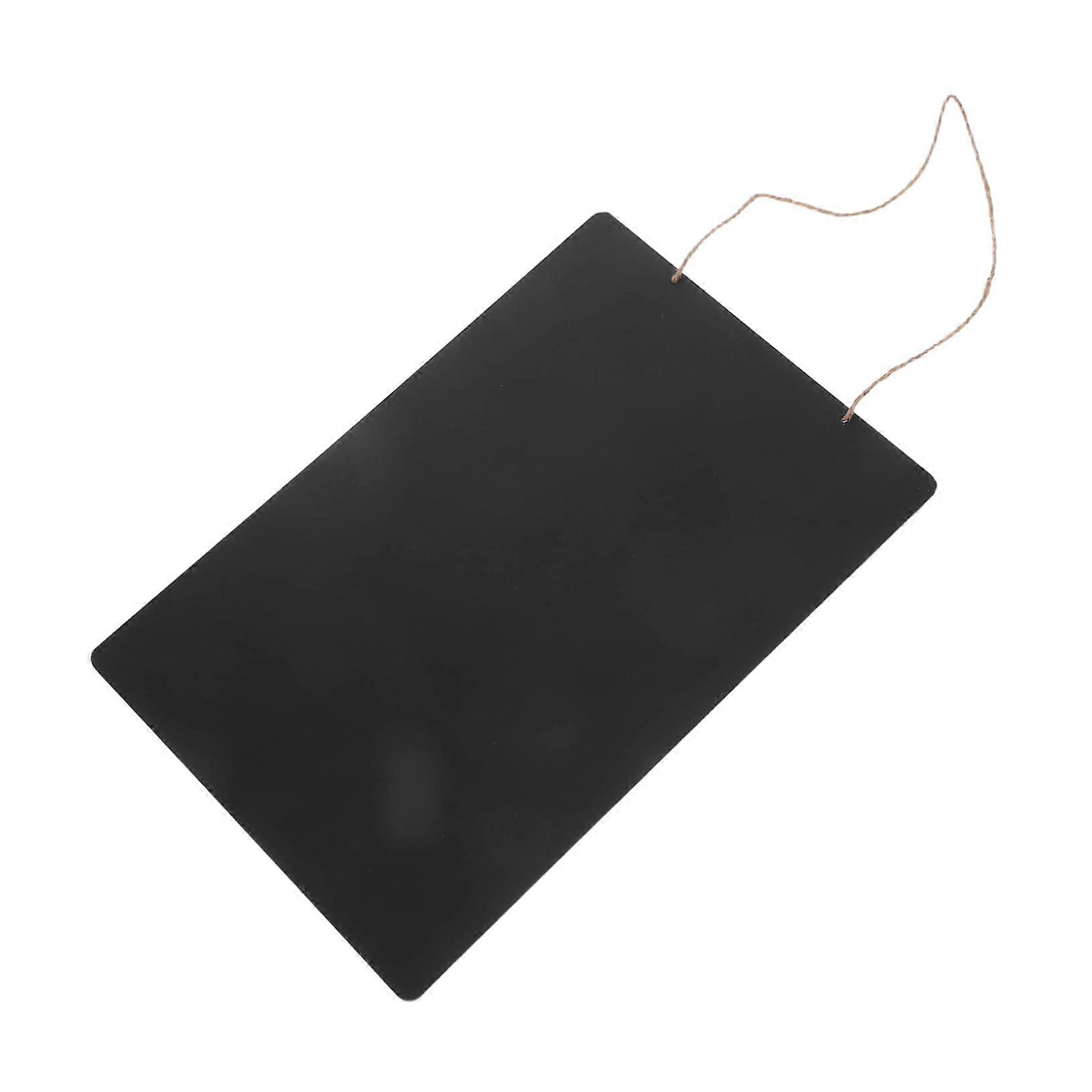 Creative writing board for memos and notice board for office and wallmounted wooden slate black versatile use