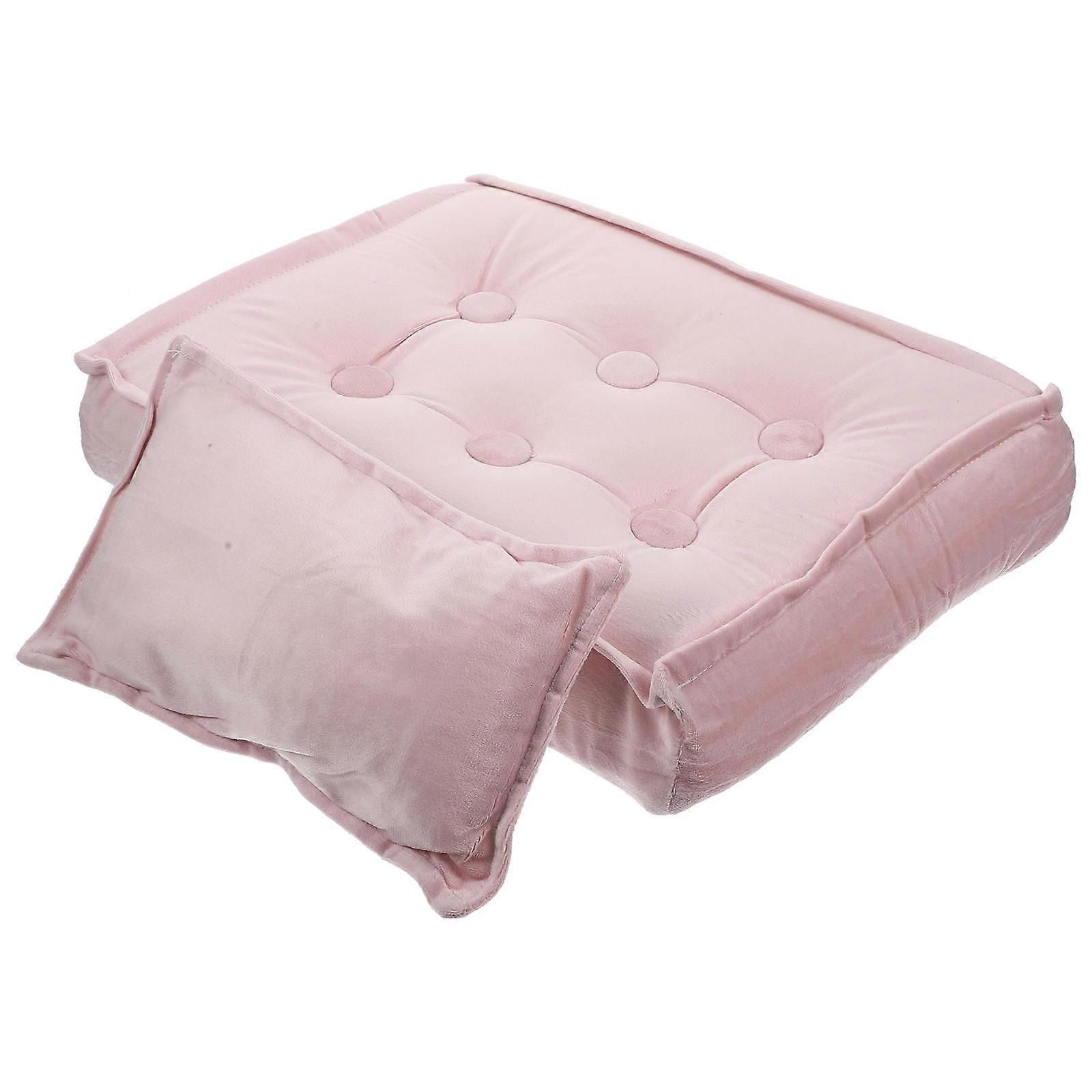 Newborn Photography Props Mattress Baby Photo Shoot Decor Pink 35X25.5X8CM Simple and Delicate Design 1Set