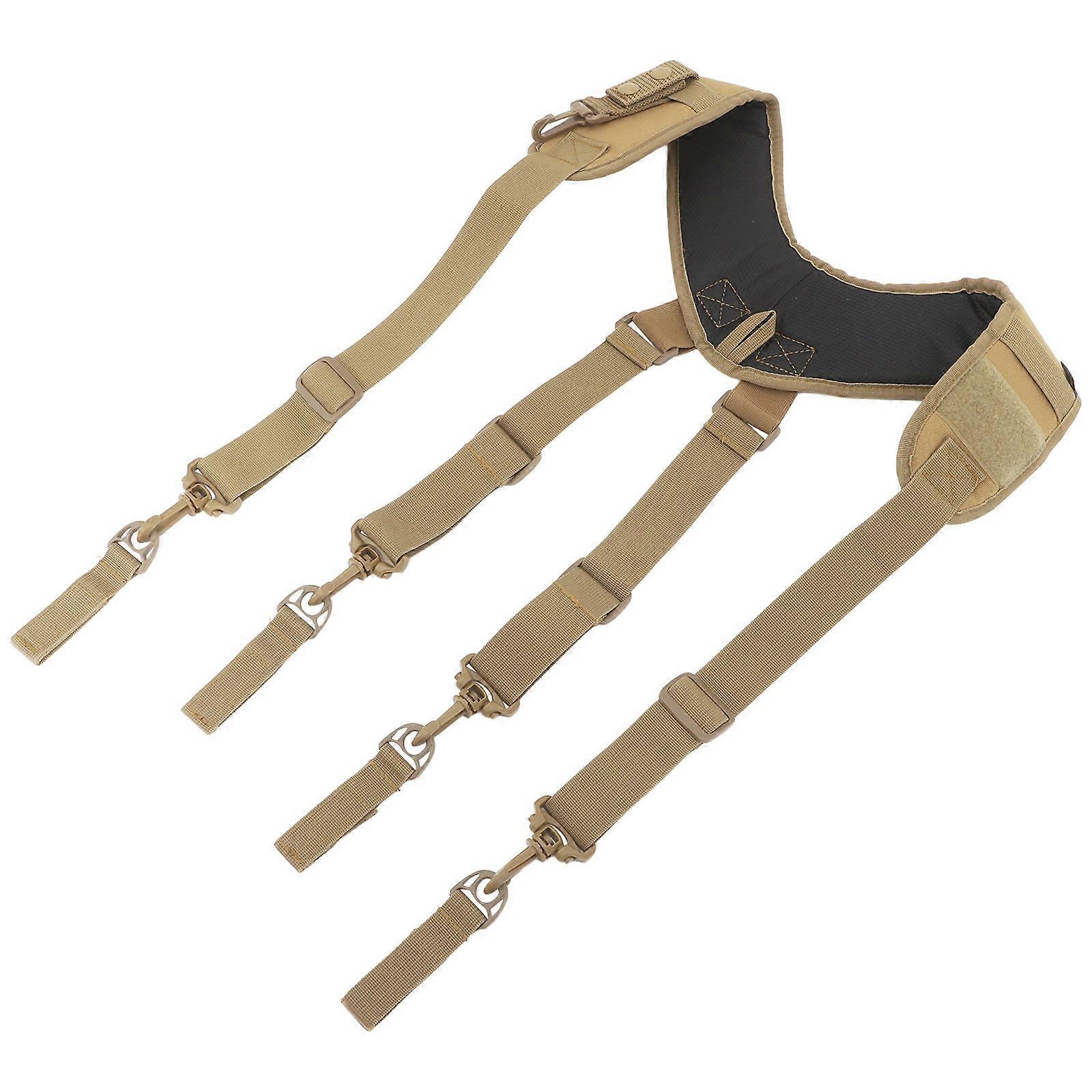 Heavy Duty Adjustable Tool Belt Suspenders for Men – Multifunctional Work Belt Organizer for Construction, Woodworking, and Electrical Tasks