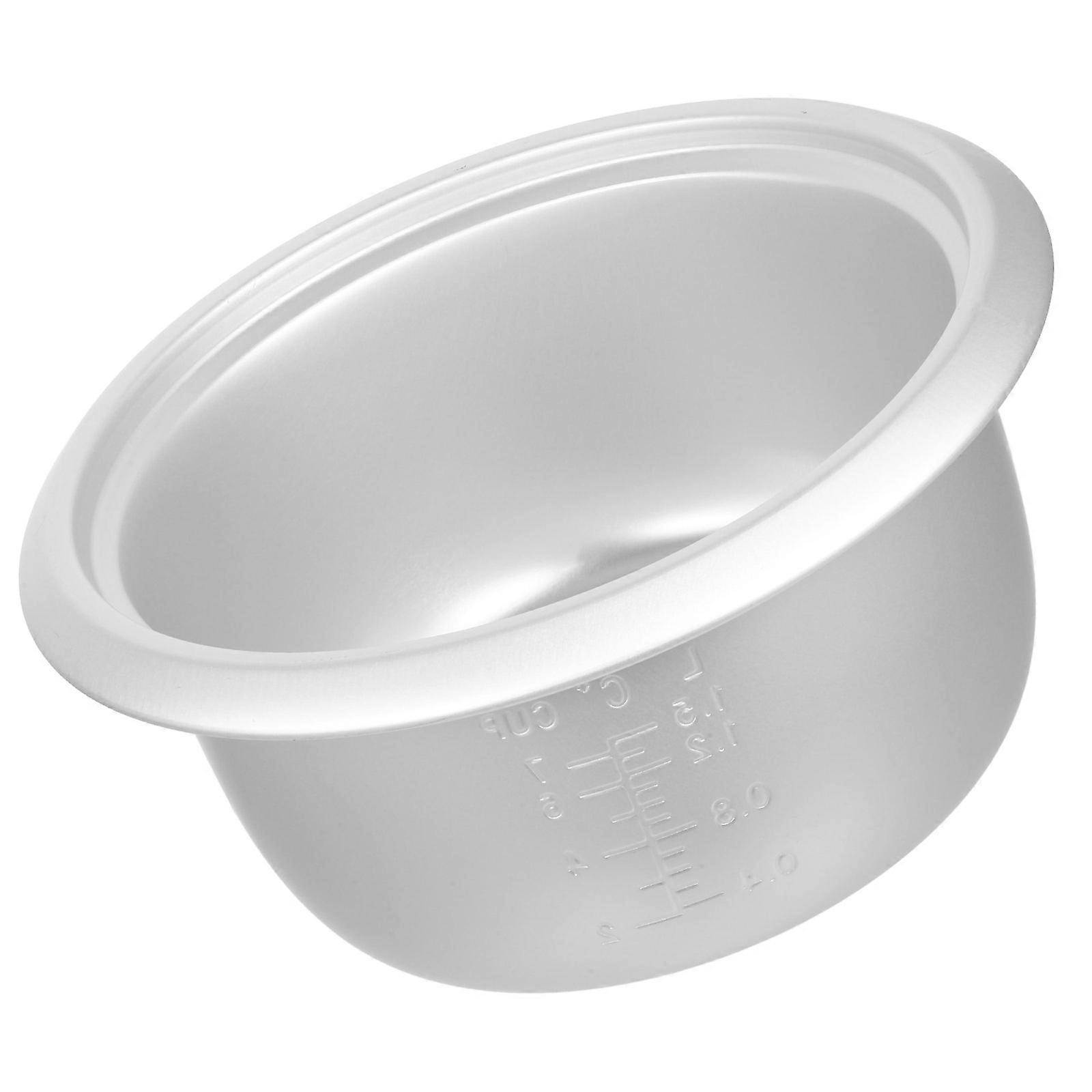 Universal Rice Cooker Liner Cooking Accessory For Dormitory Use 25cm Outer Diameter Silver 1Pack