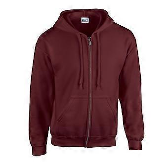 Gildan Unisex hettegenser med full glidelås for voksne