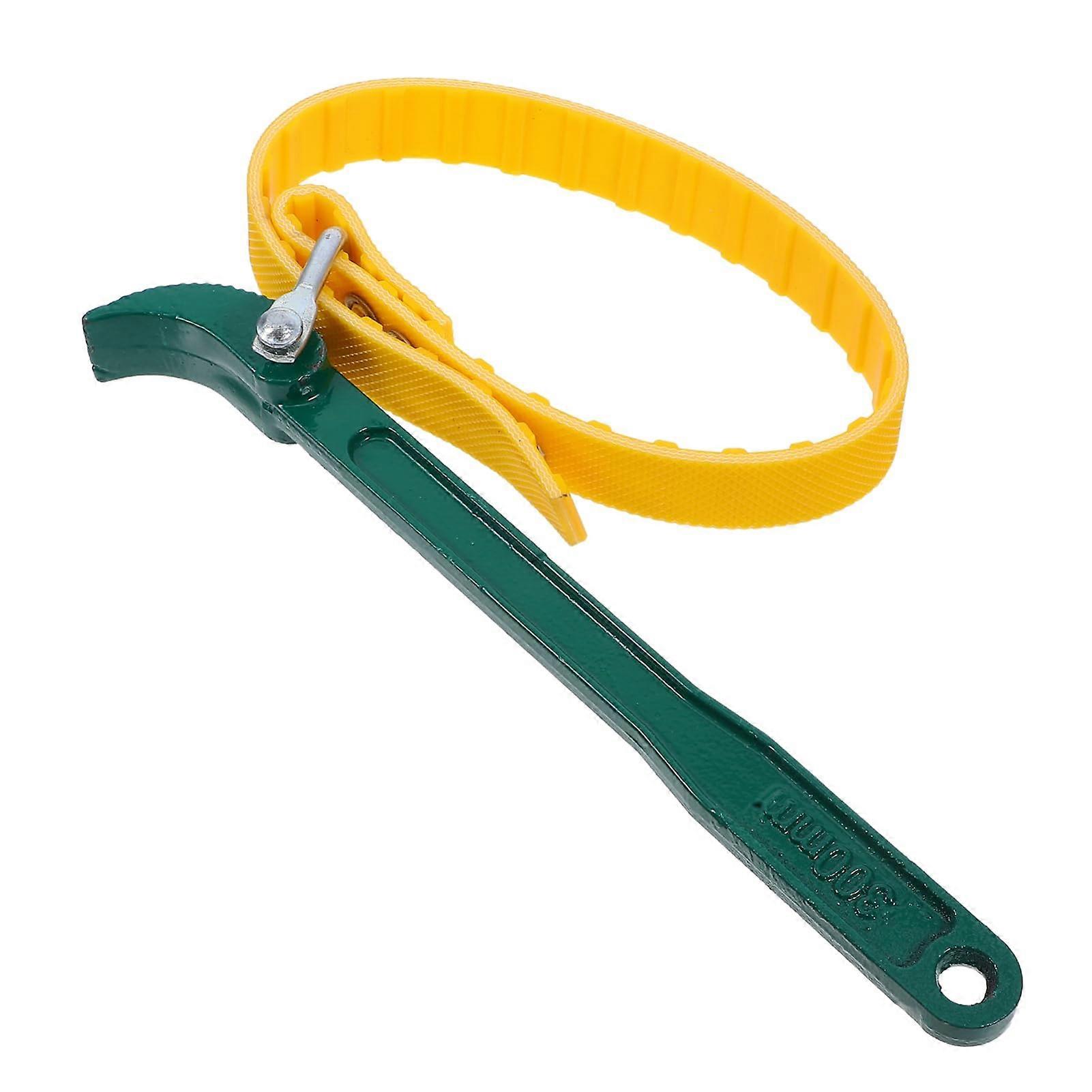 Adjustable Oil Filter Wrench Band Tool, Universal Screwdriver for Efficient Oil Filter and Pipe Connections, Compact Design