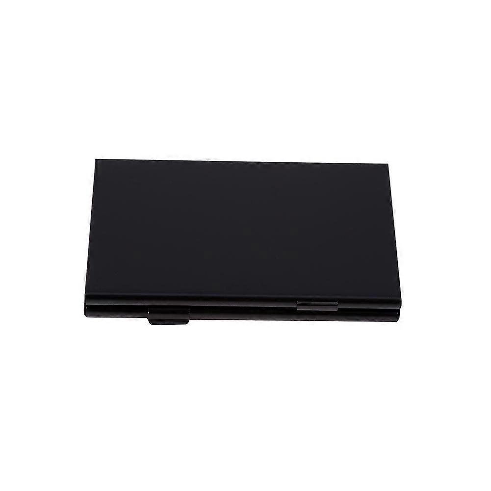 Portable Aluminium Two Layer 24TF Card  Memory Card Case Card Holder(black)