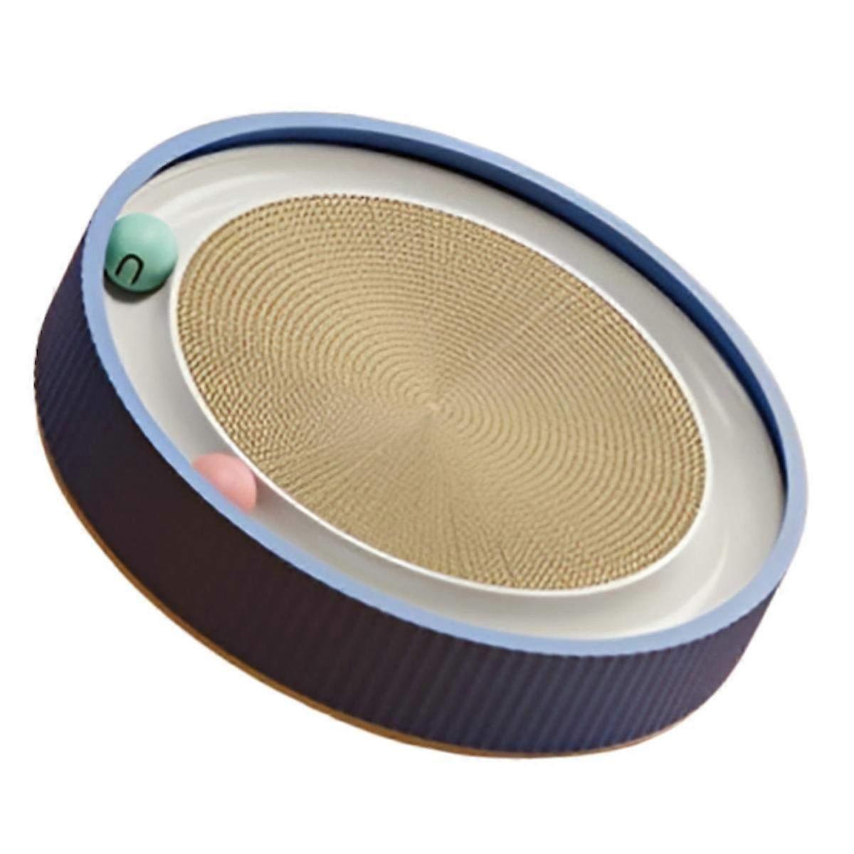 Round Cat Scratching Board & Bed - Wear-Resistant Cat Toy for Scratching and Relaxation, Perfect for Playtime & Comfort