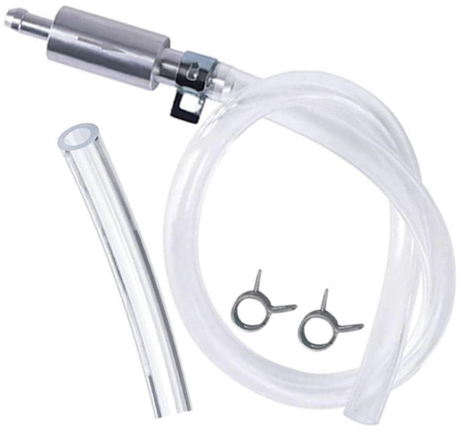 Brake bleeder hose, oneway check valve, tube bleeding tool set for automotorcycle