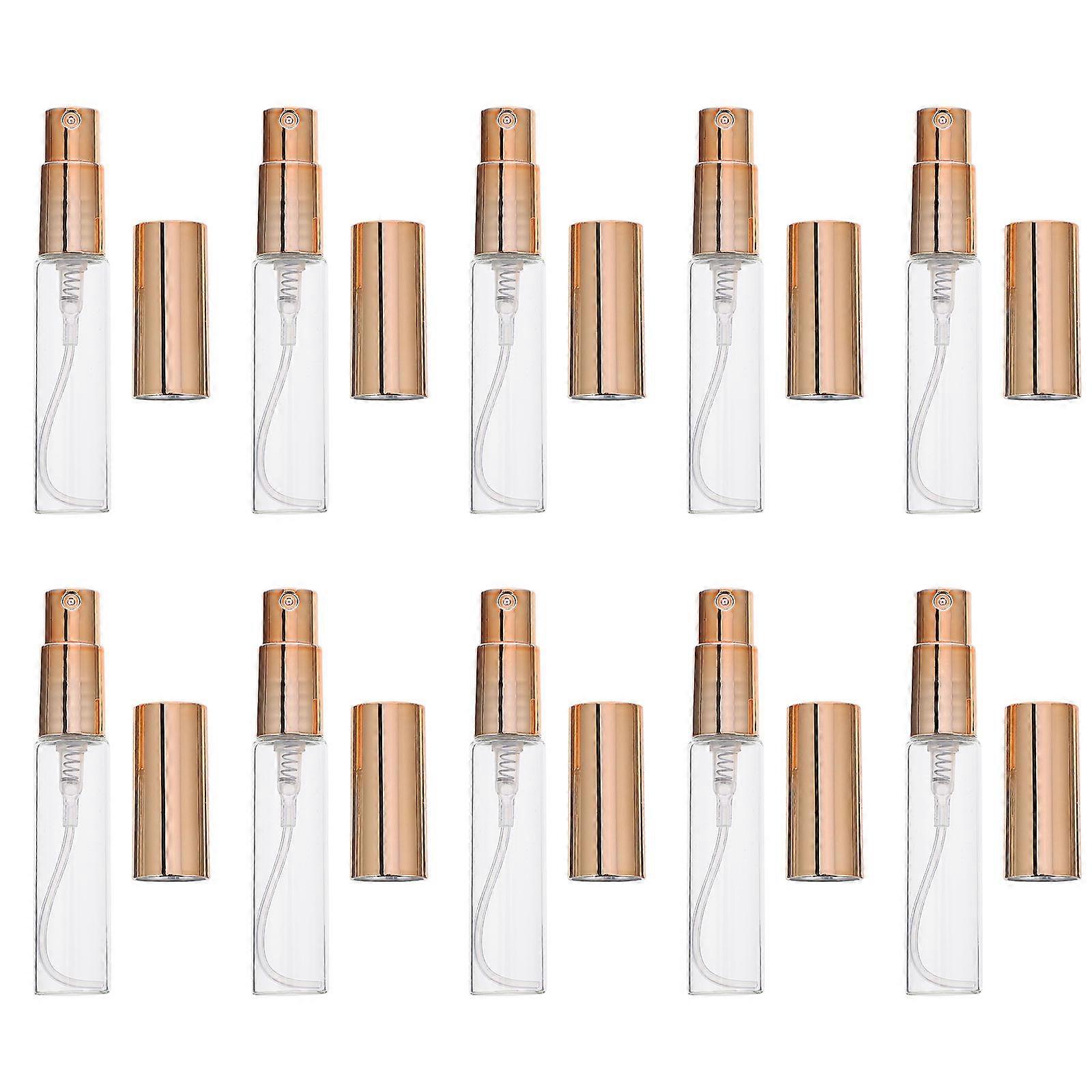 رذاذ بخاخة صغيرة 10 قطع موزع سائل مستحضرات التجميل للنساء تصميم مضغوط السفر ضروري