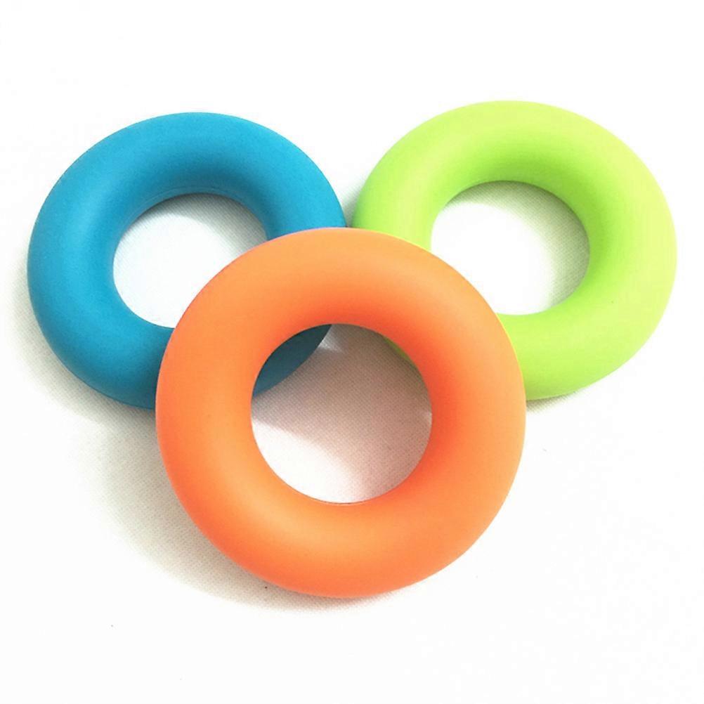 3PCS Silicone Hand Grip Trainer Set for Sports with 3 Levels of Resistance Assorted Colors