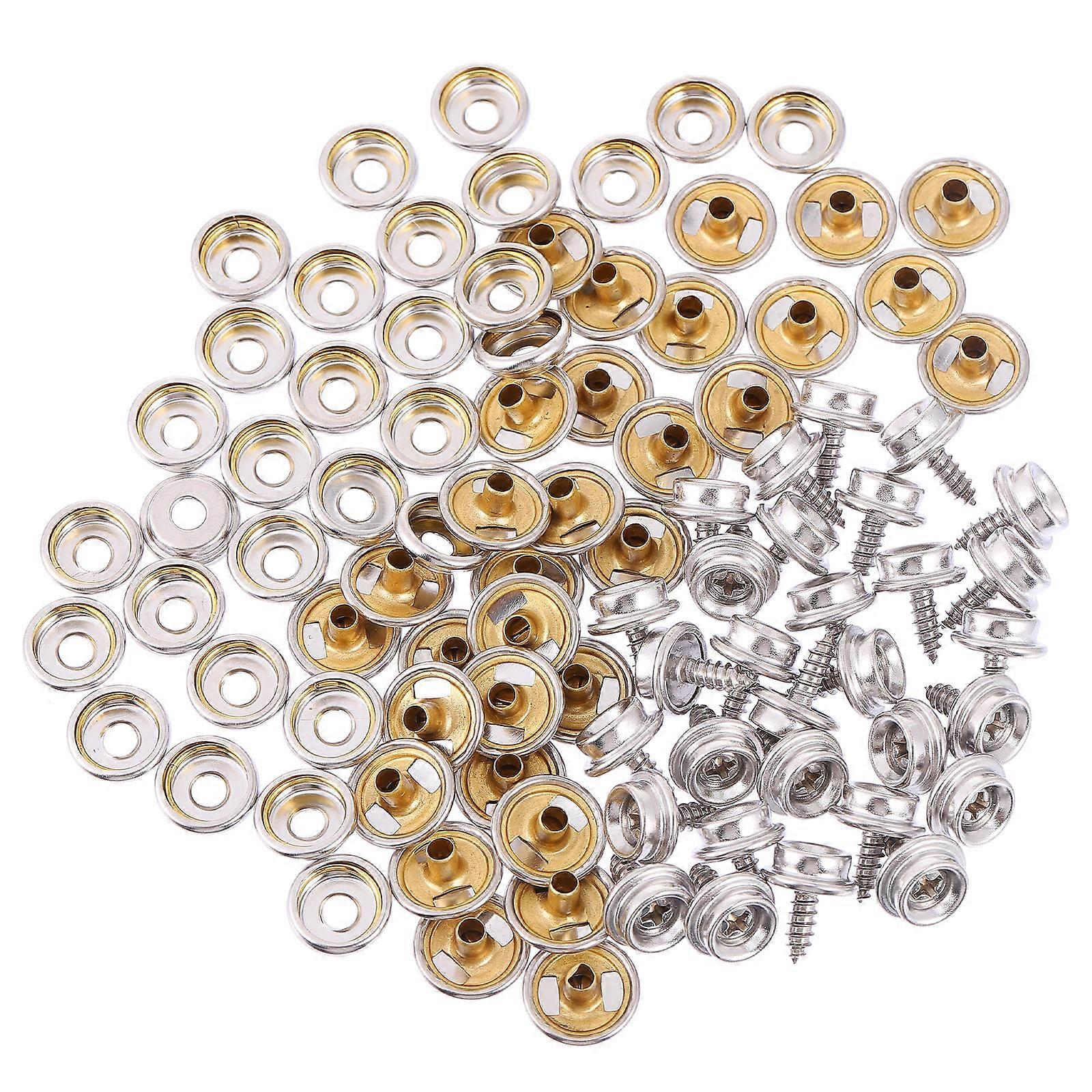 1 Set Unique Canvas Snaps with Mounting Tools Sturdy Screw Boat Fixing Hardware