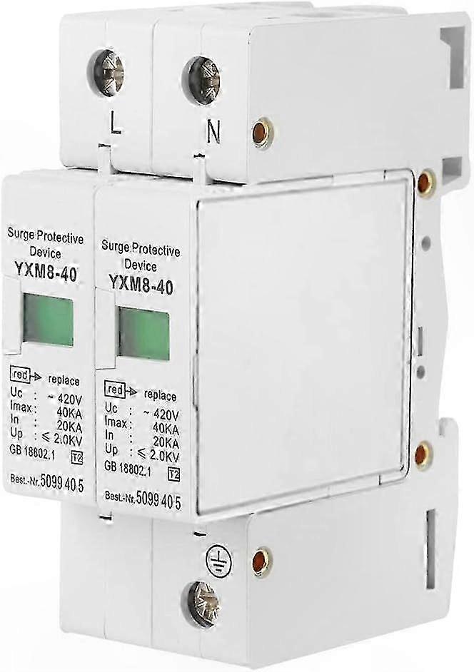 40Ka 2P Low Voltage Surge Protector for Home Lightning Protection Device 220V