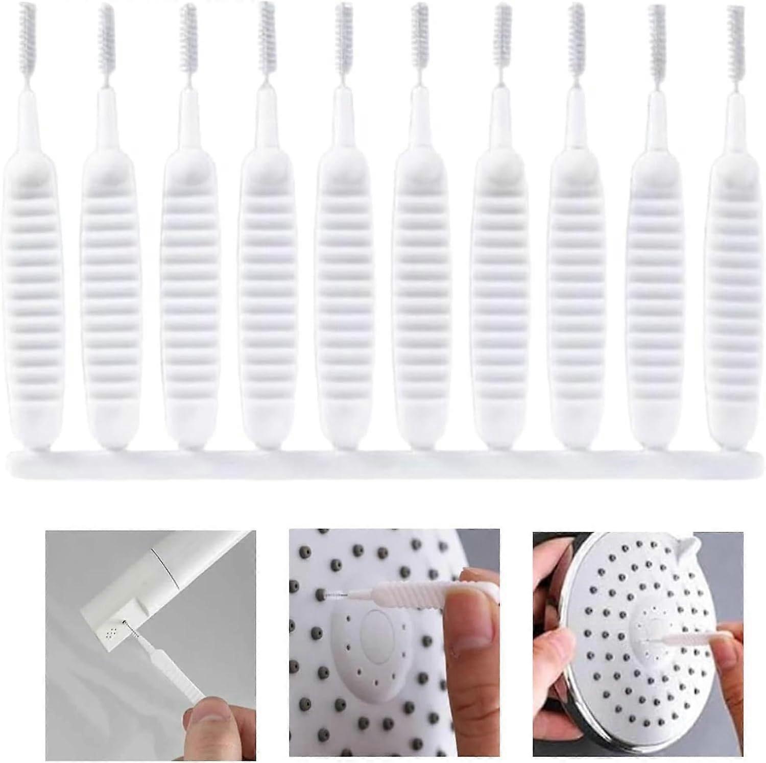 Shower Head Cleaner Brush Tool Set, Multifunctional 10-Piece Cleaning Kit for All Shower Head Types and Sizes