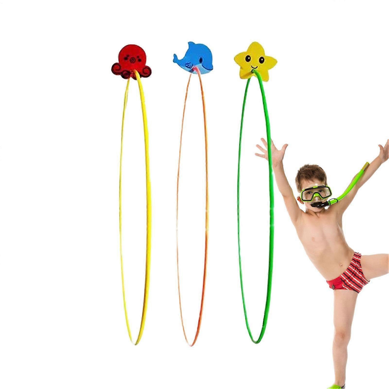 Wassersport durch Ringe – 3 x Hochstabile Schwimmringe für Kinder | Einstellbare Unterwasser-Schwimmspielzeuge Qualität