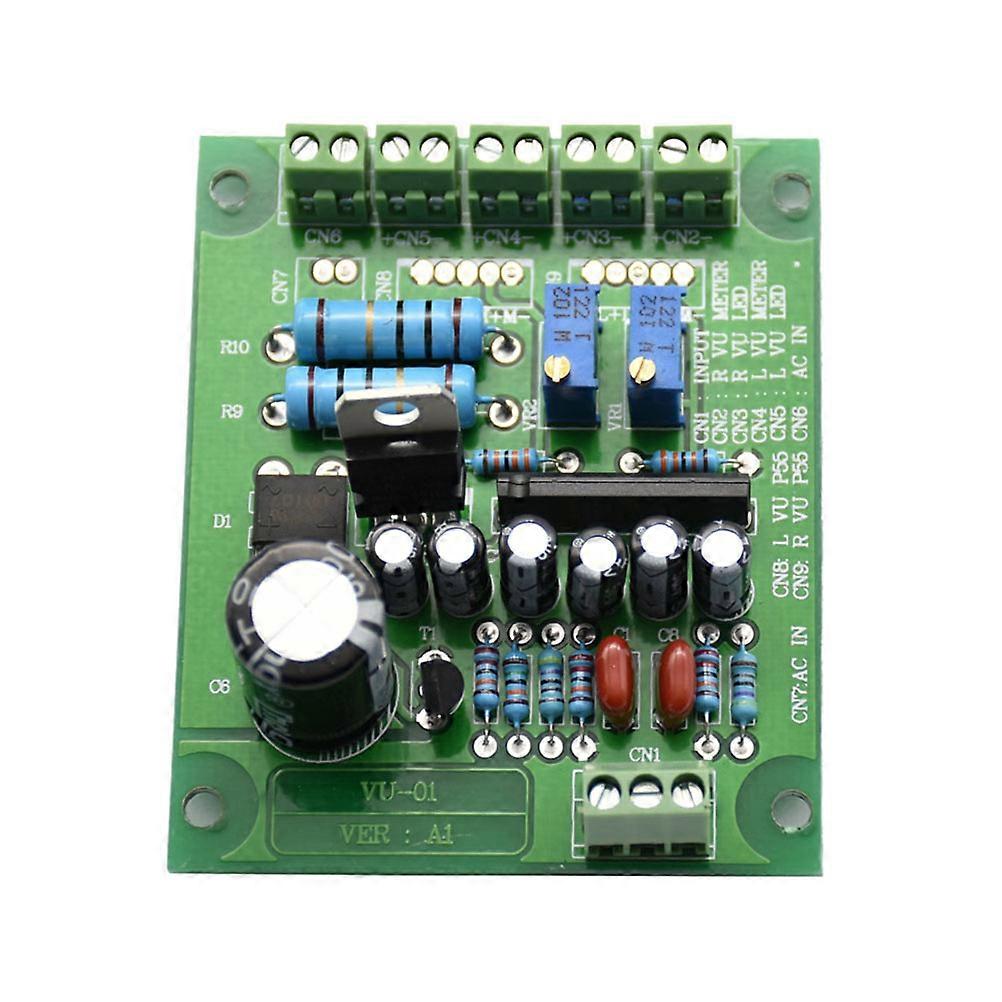AC 12V Audio VU Meter Driver Board Amplifier for Driver Board Use with Professional IC and Mute Function