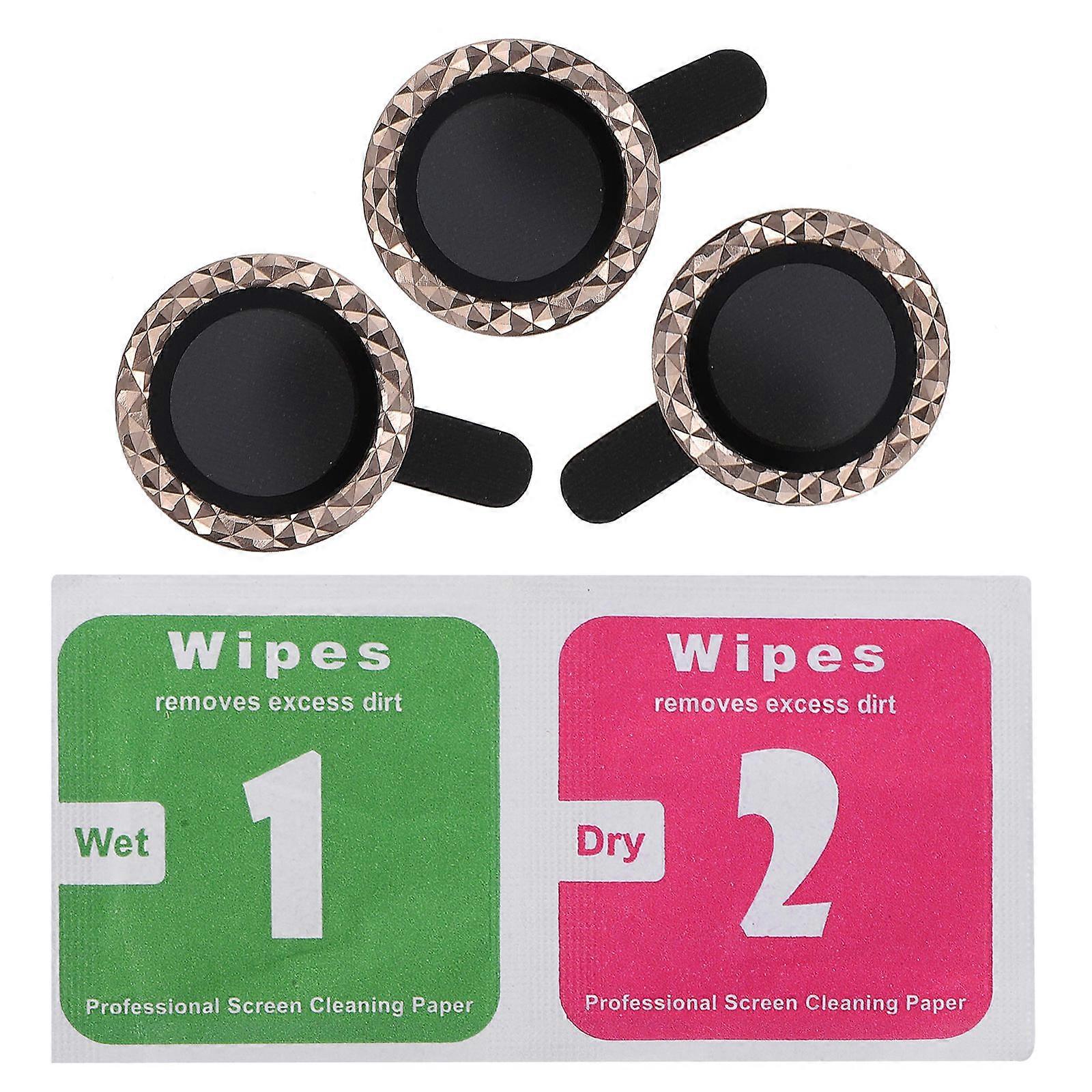 Shiny Camera Lens Protector High Transparency Rhinestone Phone Lens Film, Dust and Fingerprint Resistant, Special Design for Optimal Picture Quality