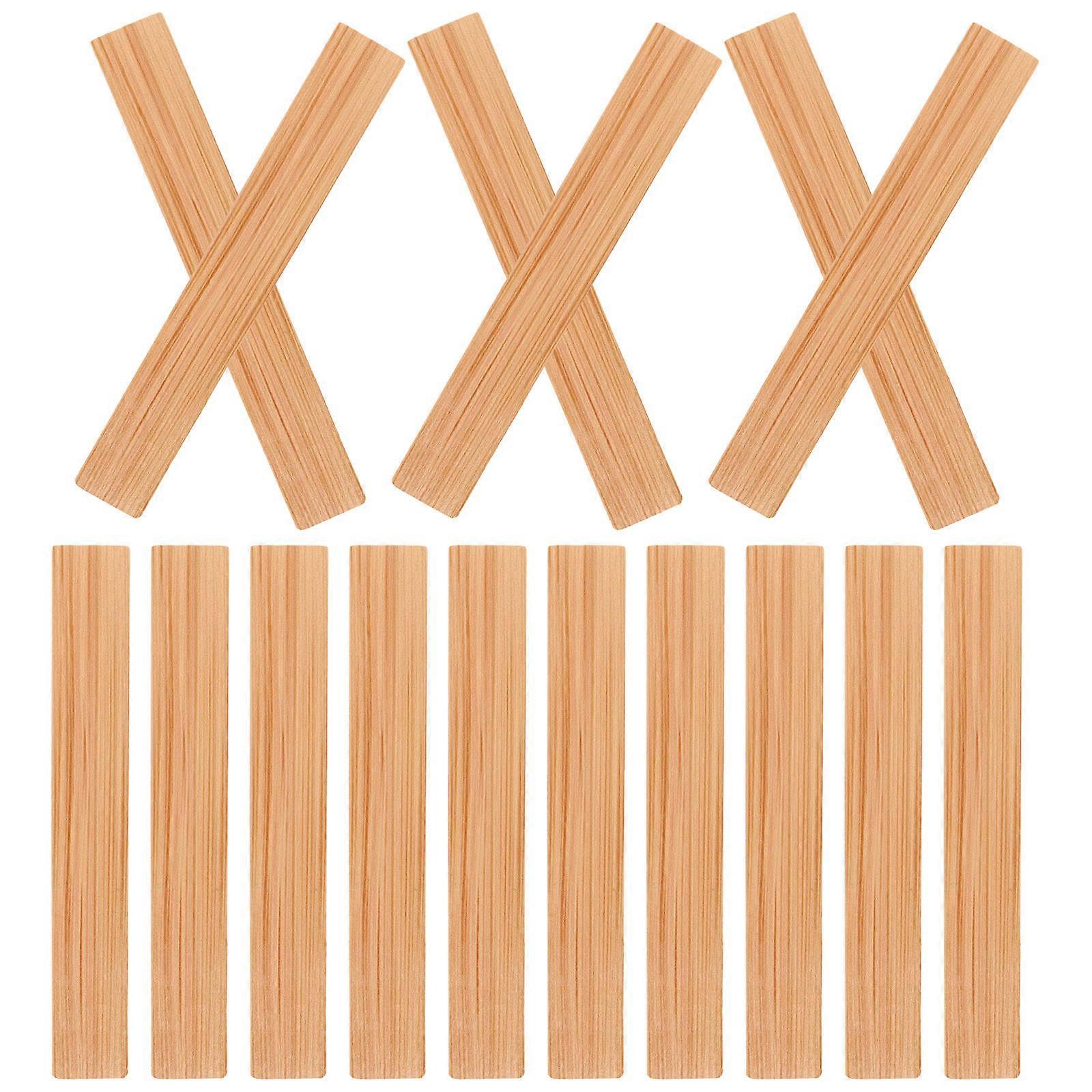 Doll House Flooring with Realistic Wood Grain Pattern Khaki Mini Floor Sheets for Decoration 20pcs